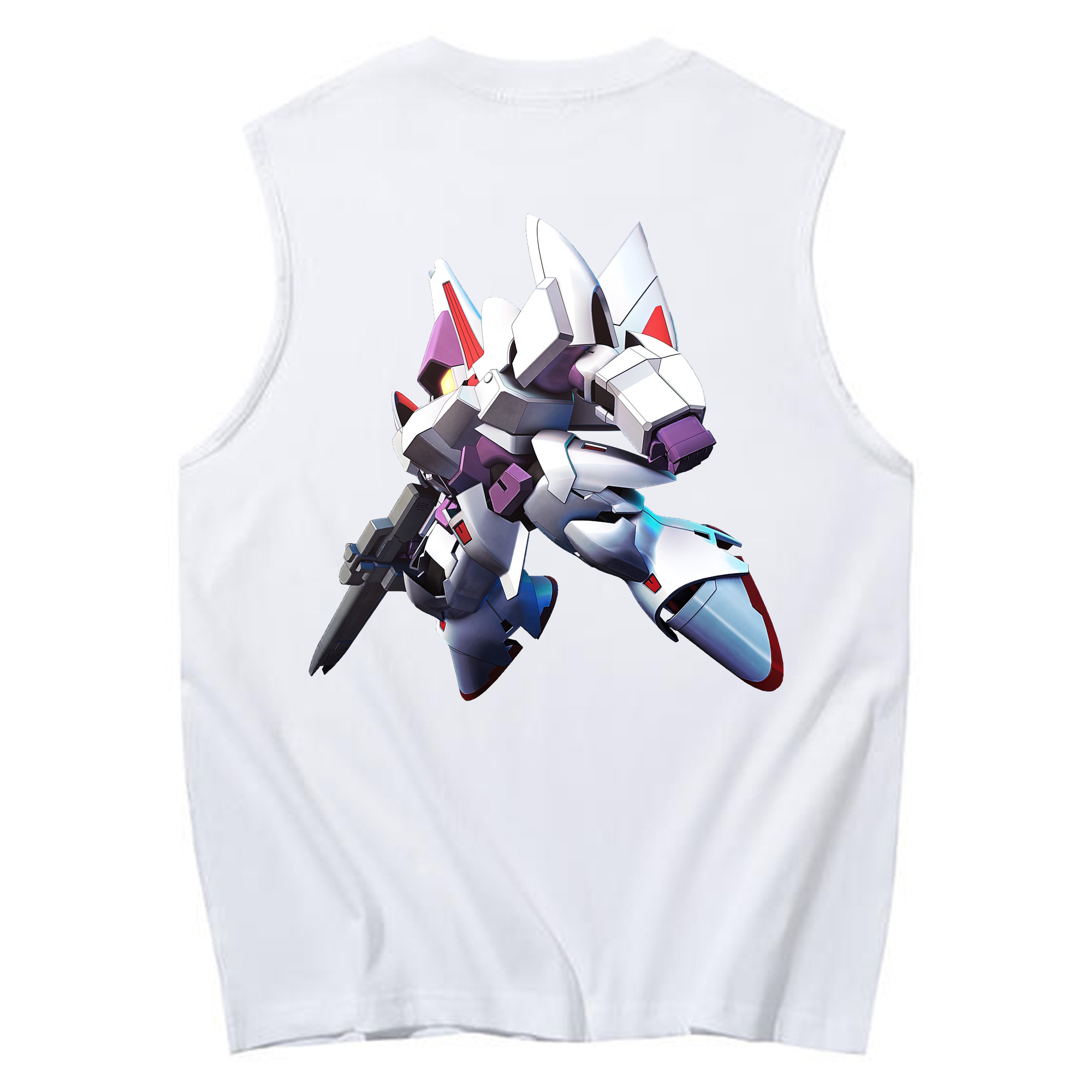 （画像用） 機動戦士ガンダム Mobile Suit Gundam コットン100％タンクトップ（背面プリント）