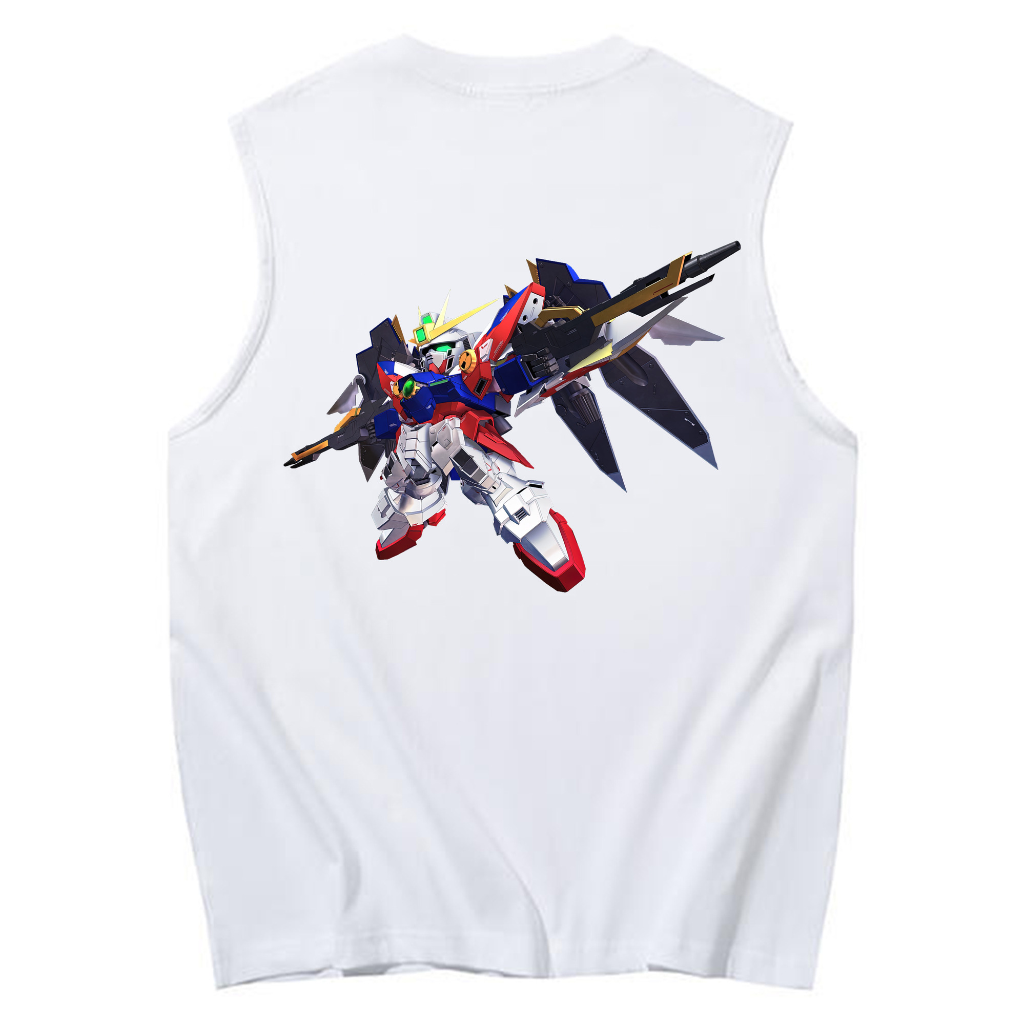 （画像用） 機動戦士ガンダム Mobile Suit Gundam コットン100％タンクトップ（背面プリント）