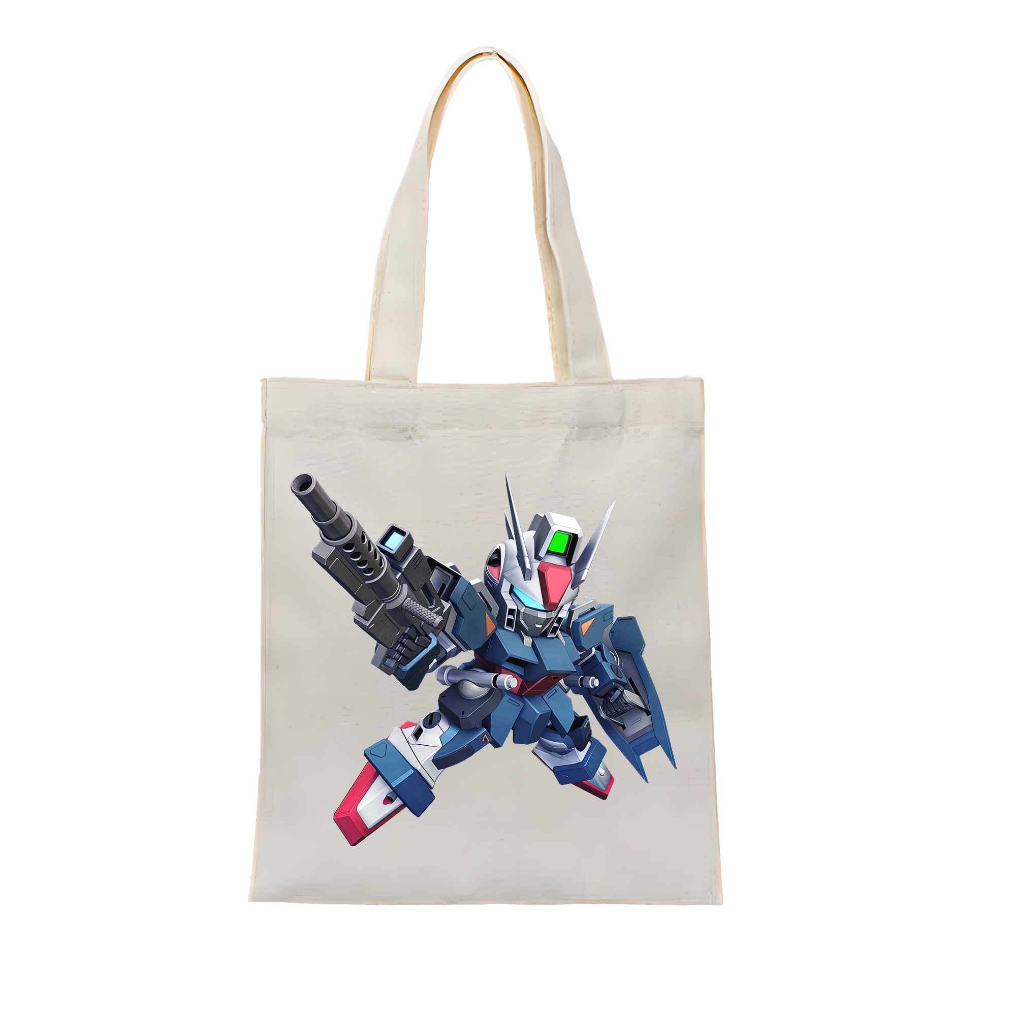 （画像用） 機動戦士ガンダム Mobile Suit Gundam 縦型キャンバス生地手提げバッグ　トートバッグ