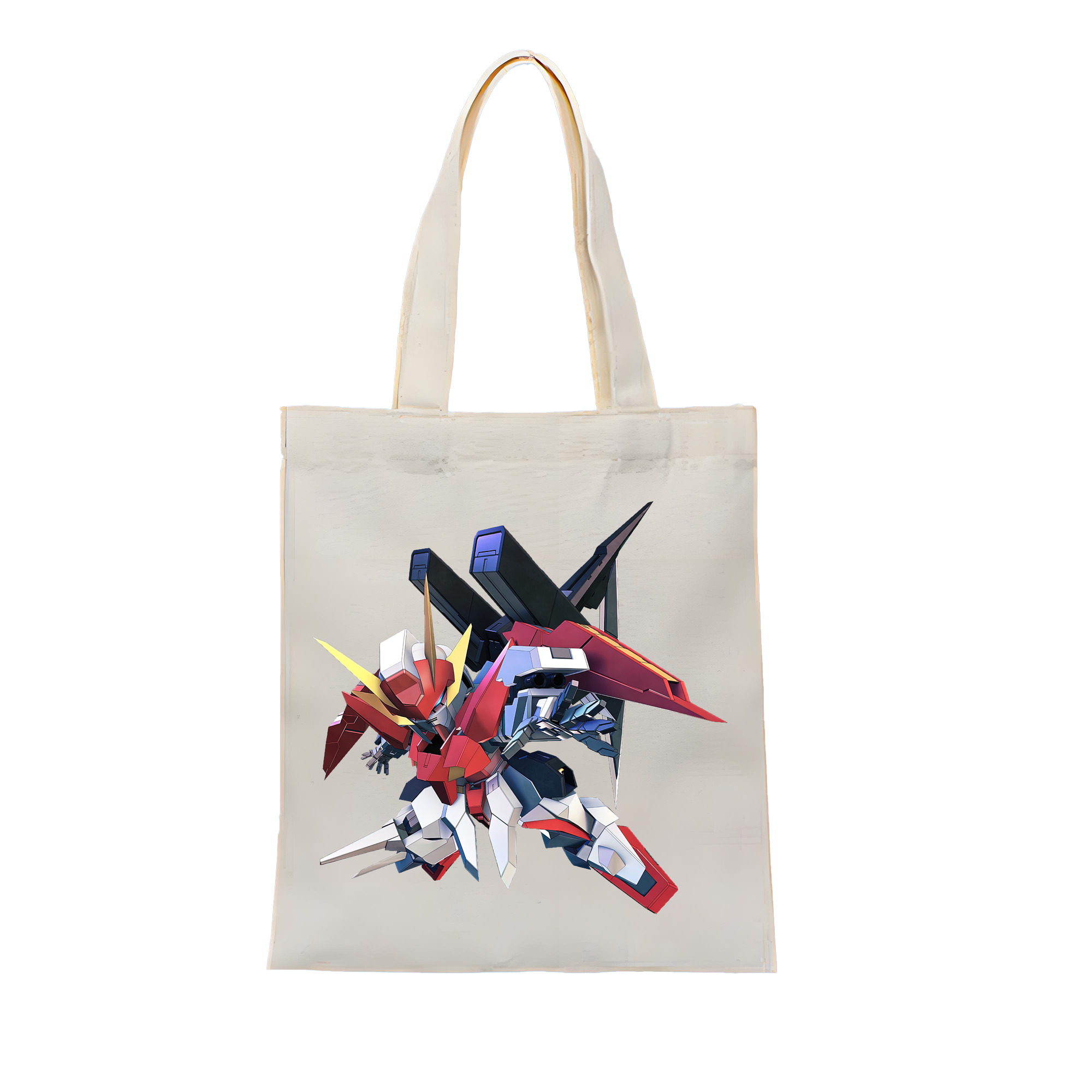 （画像用） 機動戦士ガンダム Mobile Suit Gundam 縦型キャンバス生地手提げバッグ　トートバッグ