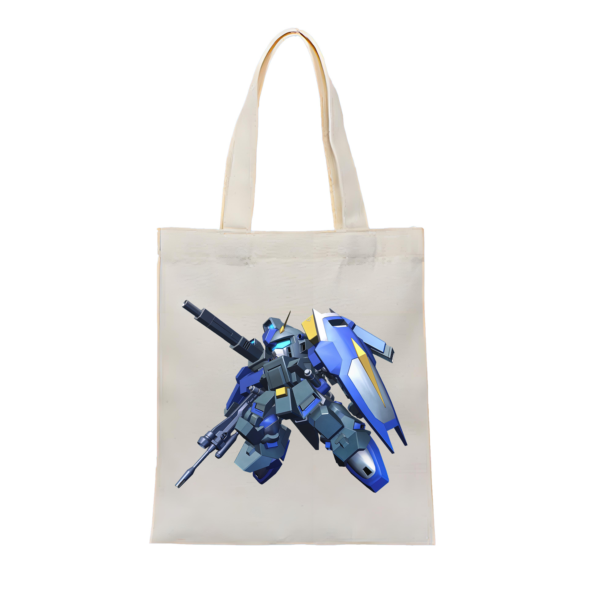 （画像用） 機動戦士ガンダム Mobile Suit Gundam 縦型キャンバス生地手提げバッグ　トートバッグ