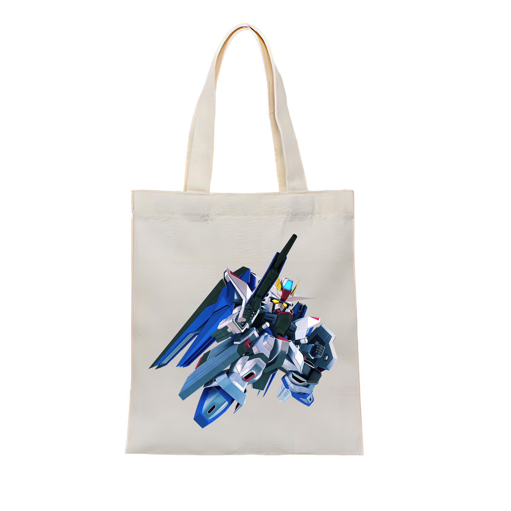 （画像用） 機動戦士ガンダム Mobile Suit Gundam 縦型キャンバス生地手提げバッグ　トートバッグ