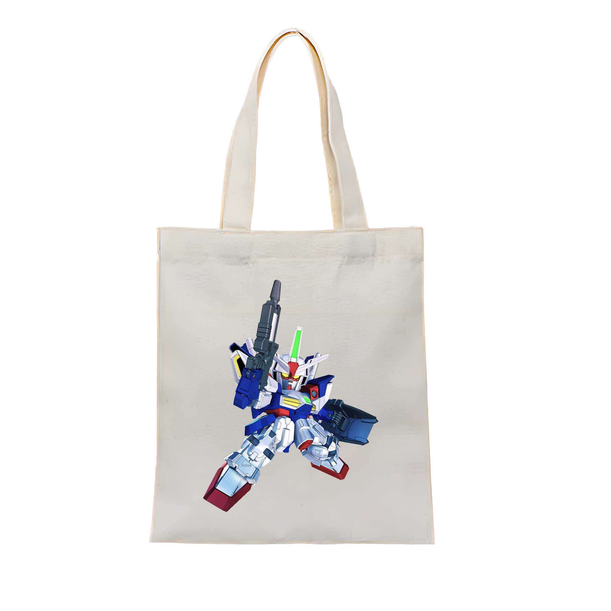 （画像用） 機動戦士ガンダム Mobile Suit Gundam 縦型キャンバス生地手提げバッグ　トートバッグ