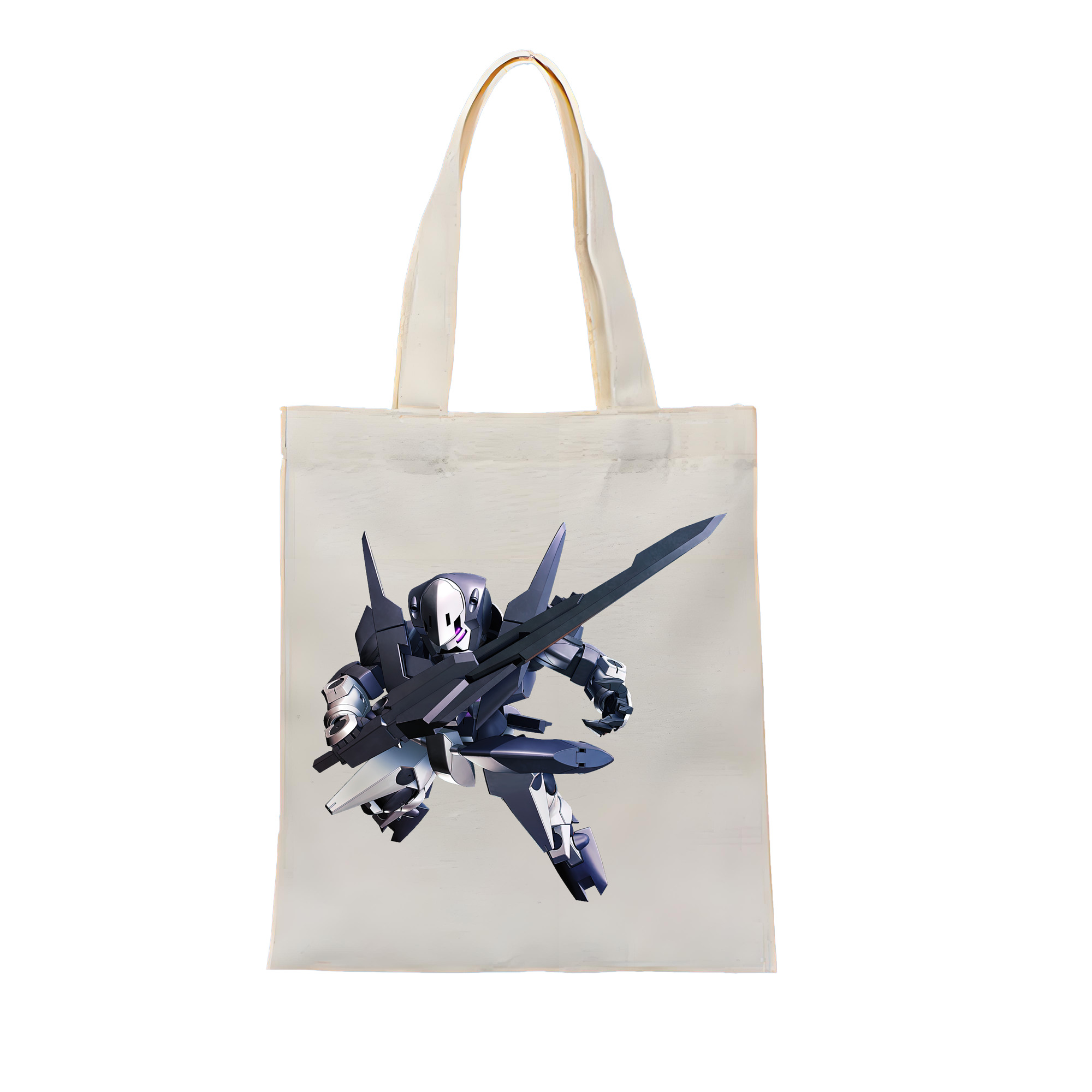 （画像用） 機動戦士ガンダム Mobile Suit Gundam 縦型キャンバス生地手提げバッグ　トートバッグ