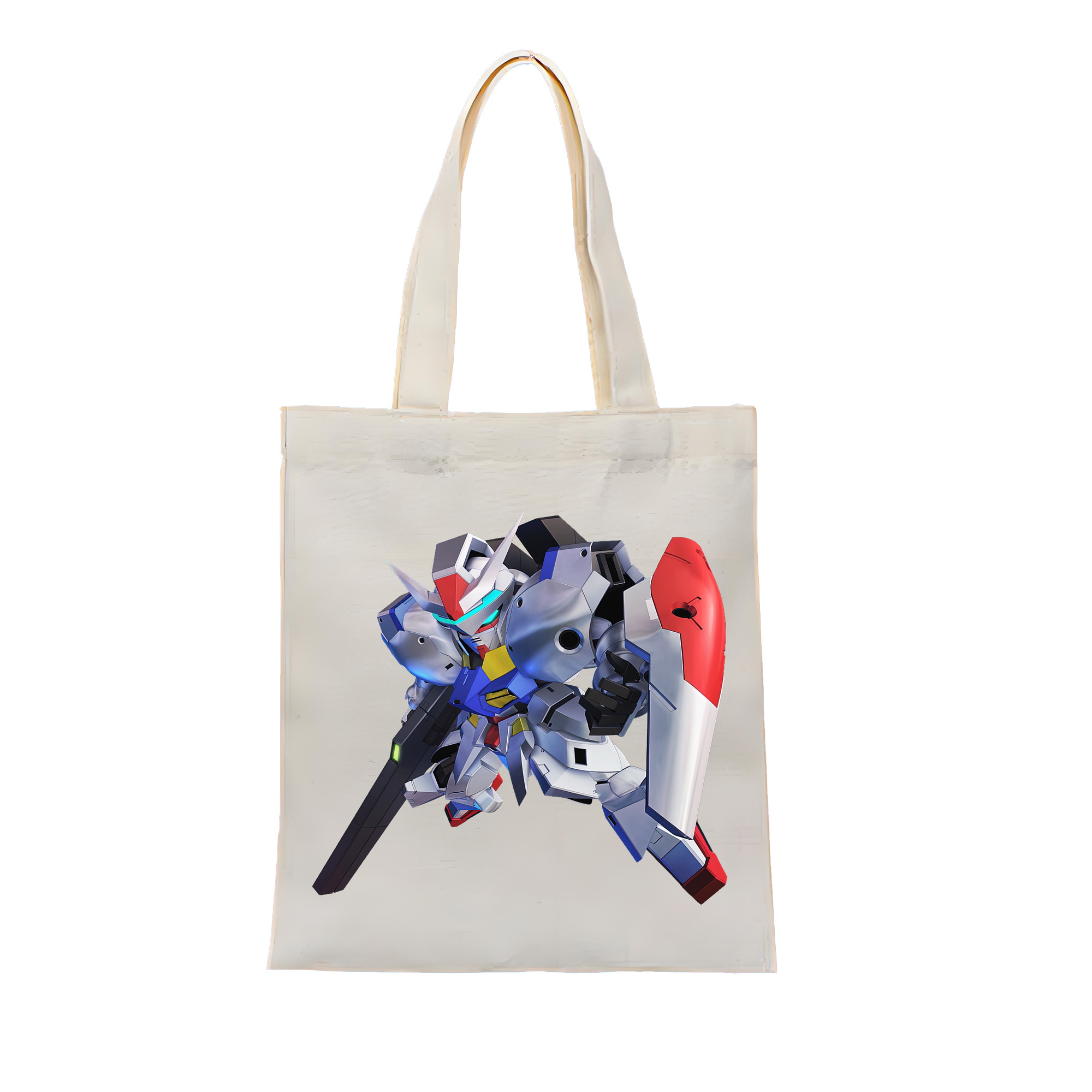 （画像用） 機動戦士ガンダム Mobile Suit Gundam 縦型キャンバス生地手提げバッグ　トートバッグ