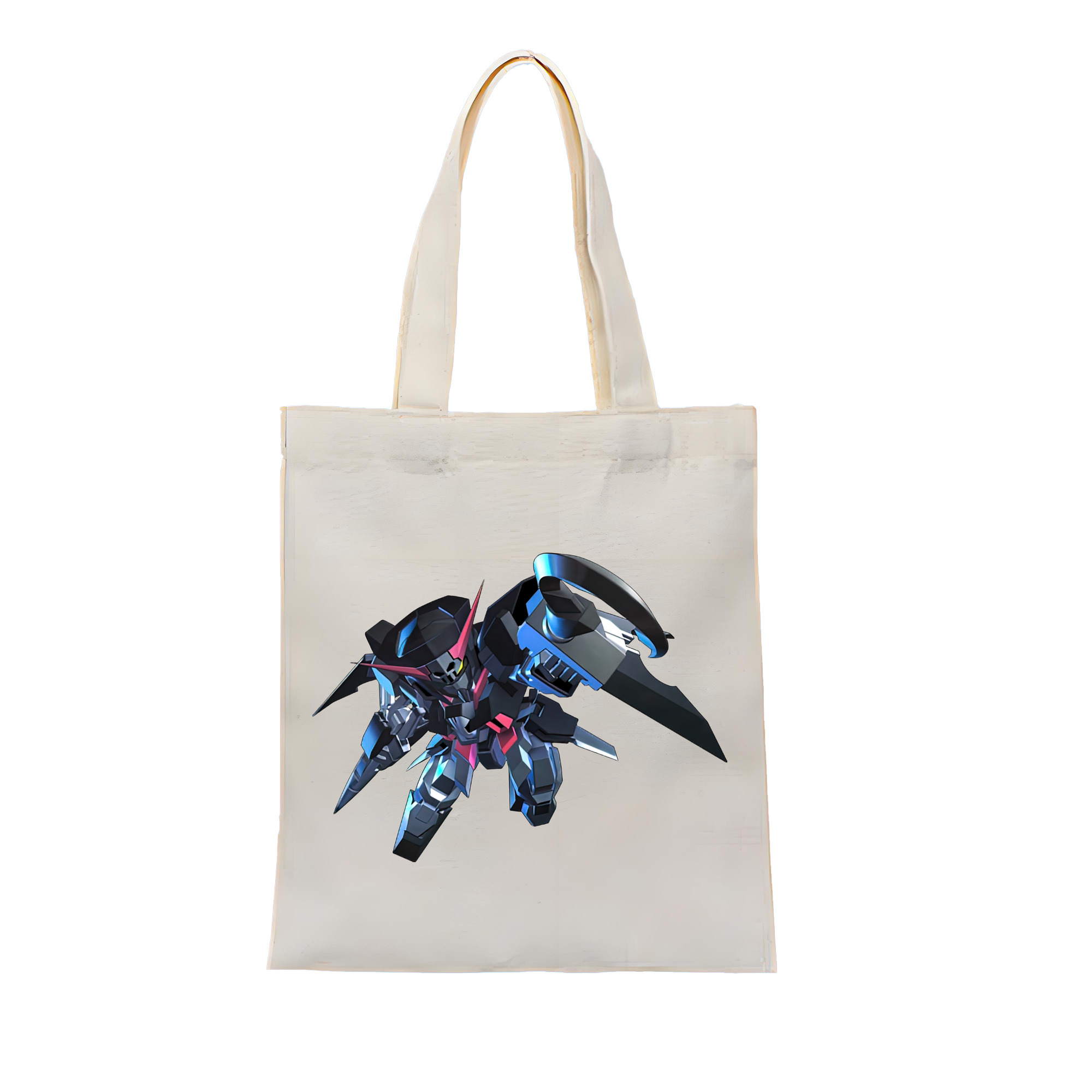 （画像用） 機動戦士ガンダム Mobile Suit Gundam 縦型キャンバス生地手提げバッグ　トートバッグ