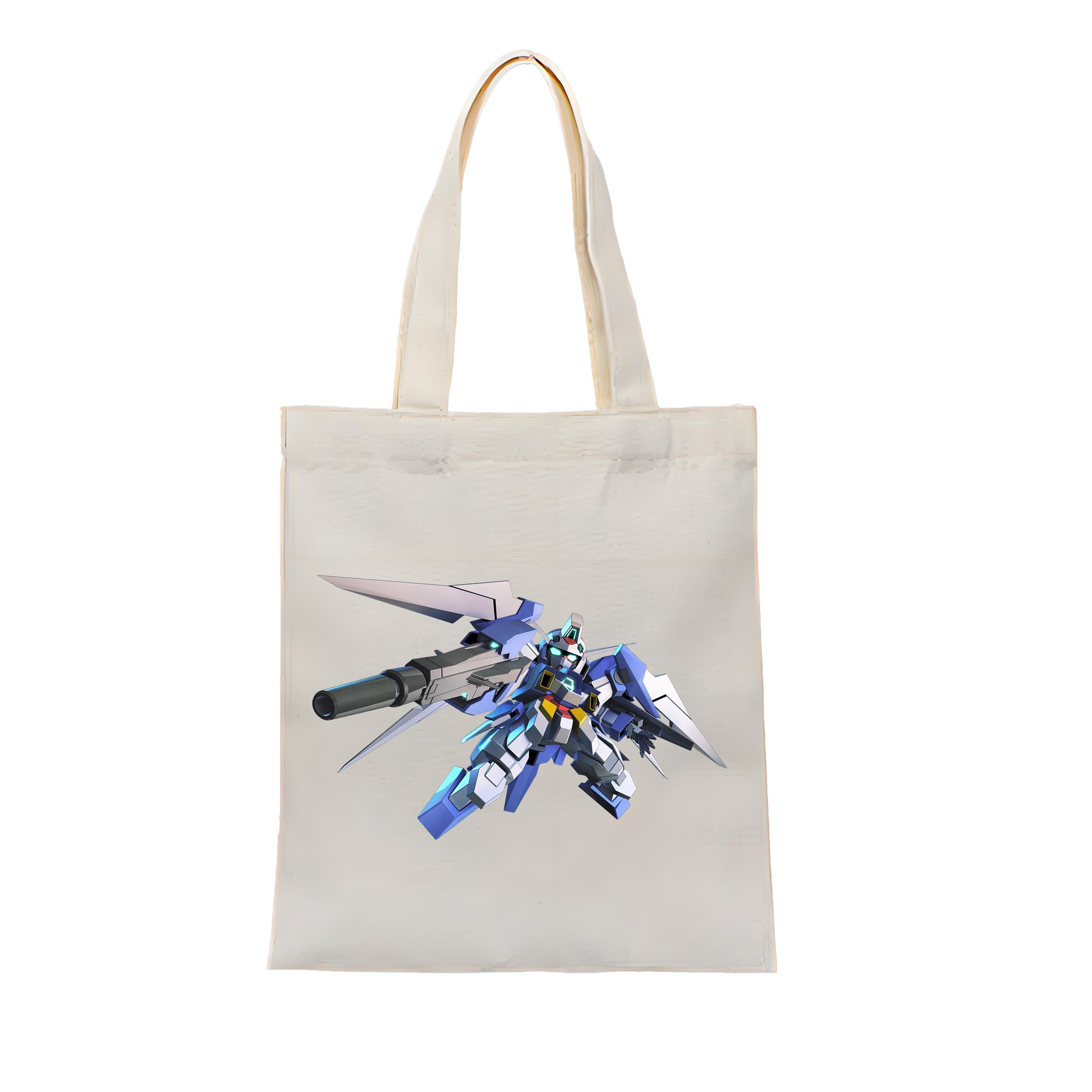 （画像用） 機動戦士ガンダム Mobile Suit Gundam 縦型キャンバス生地手提げバッグ　トートバッグ
