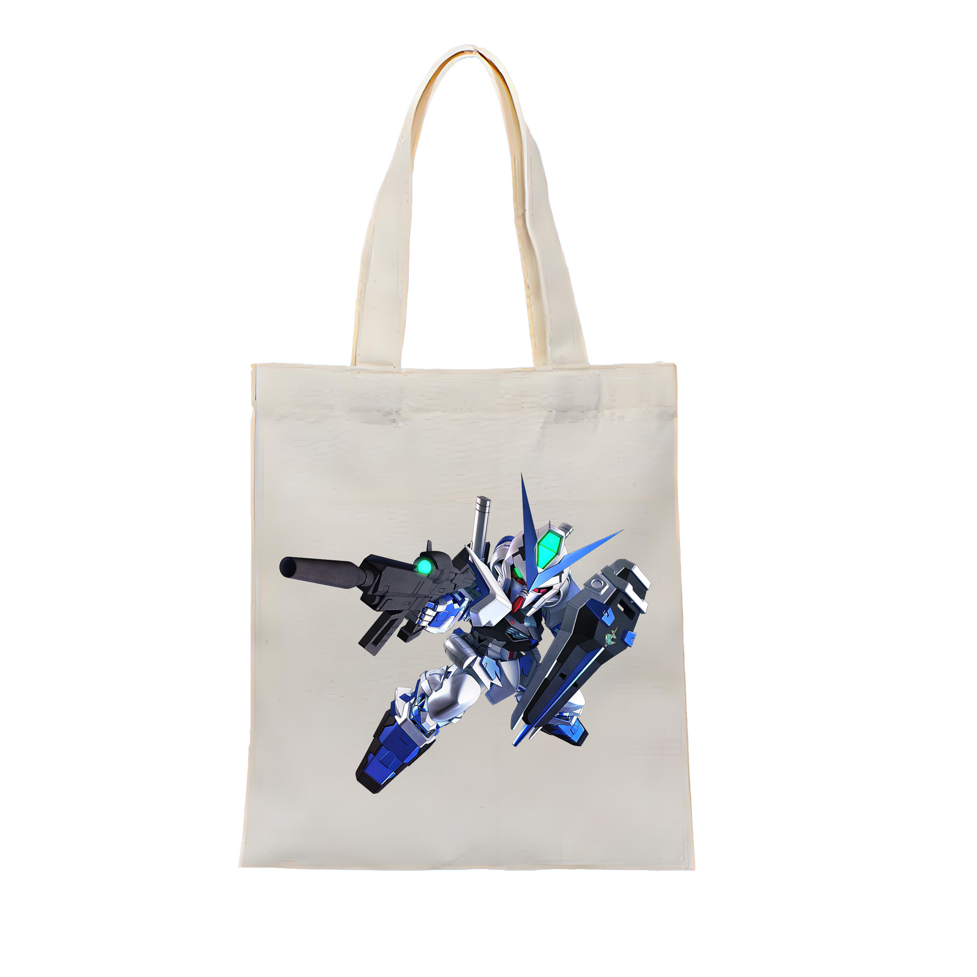 （画像用） 機動戦士ガンダム Mobile Suit Gundam 縦型キャンバス生地手提げバッグ　トートバッグ