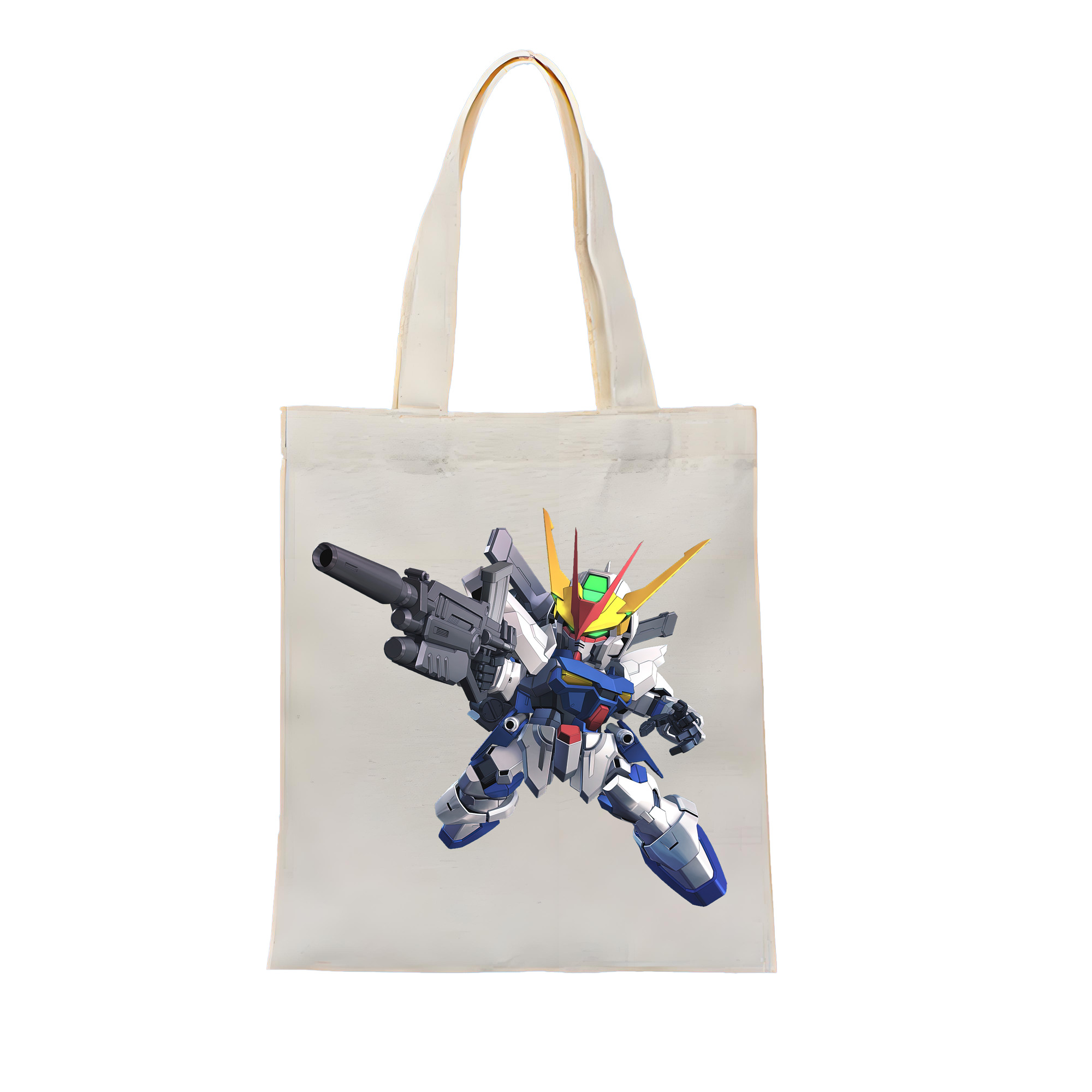 （画像用） 機動戦士ガンダム Mobile Suit Gundam 縦型キャンバス生地手提げバッグ　トートバッグ