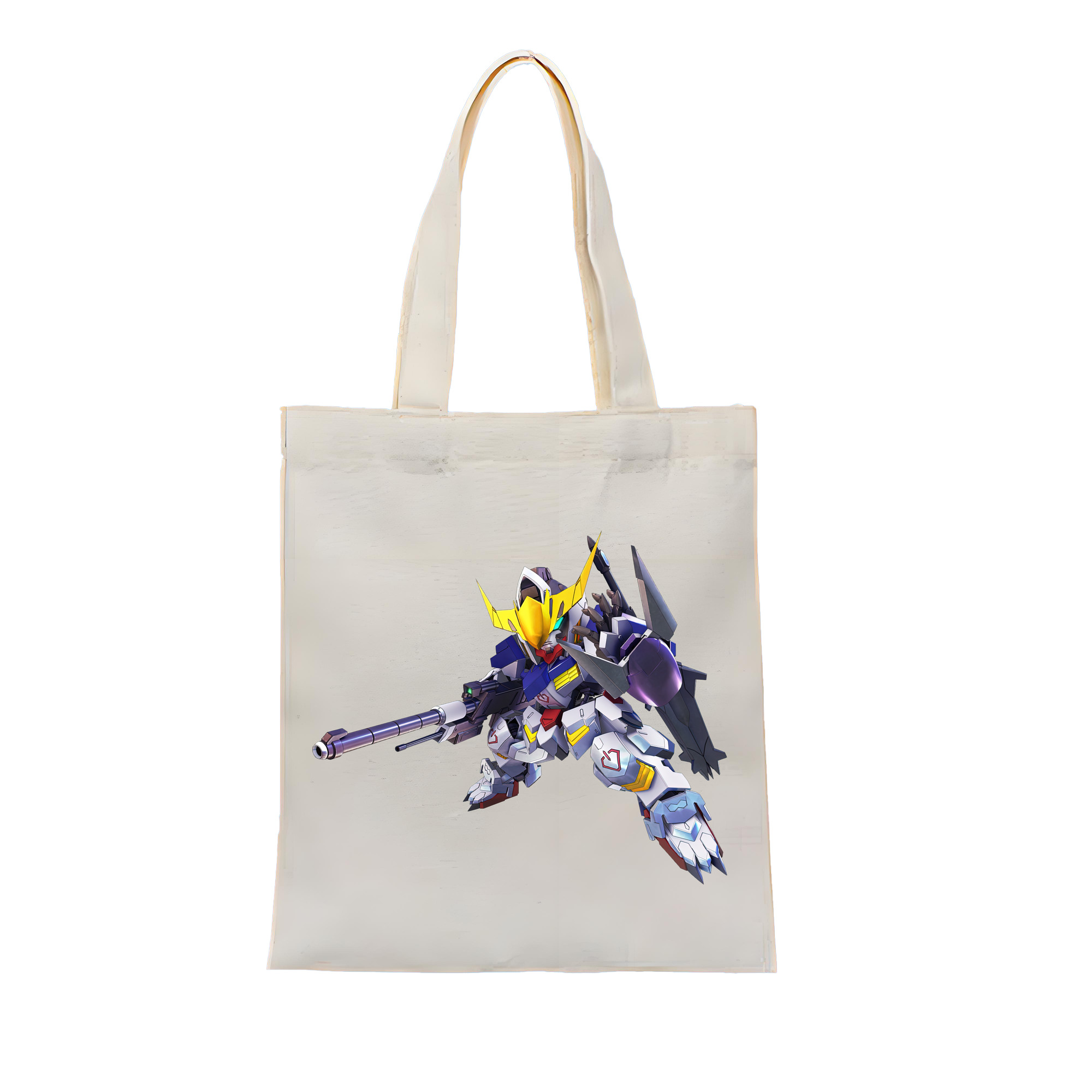 （画像用） 機動戦士ガンダム Mobile Suit Gundam 縦型キャンバス生地手提げバッグ　トートバッグ