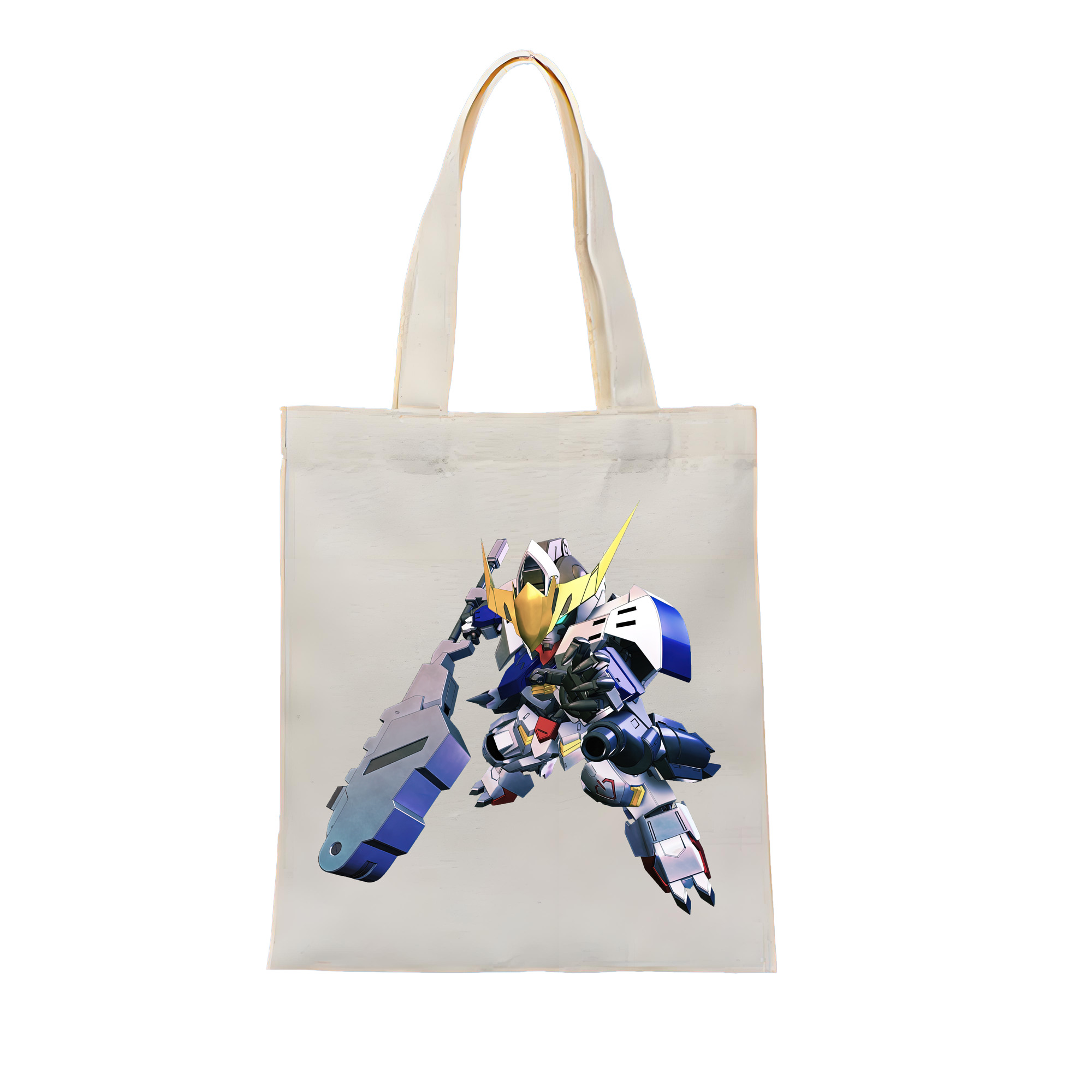 （画像用） 機動戦士ガンダム Mobile Suit Gundam 縦型キャンバス生地手提げバッグ　トートバッグ