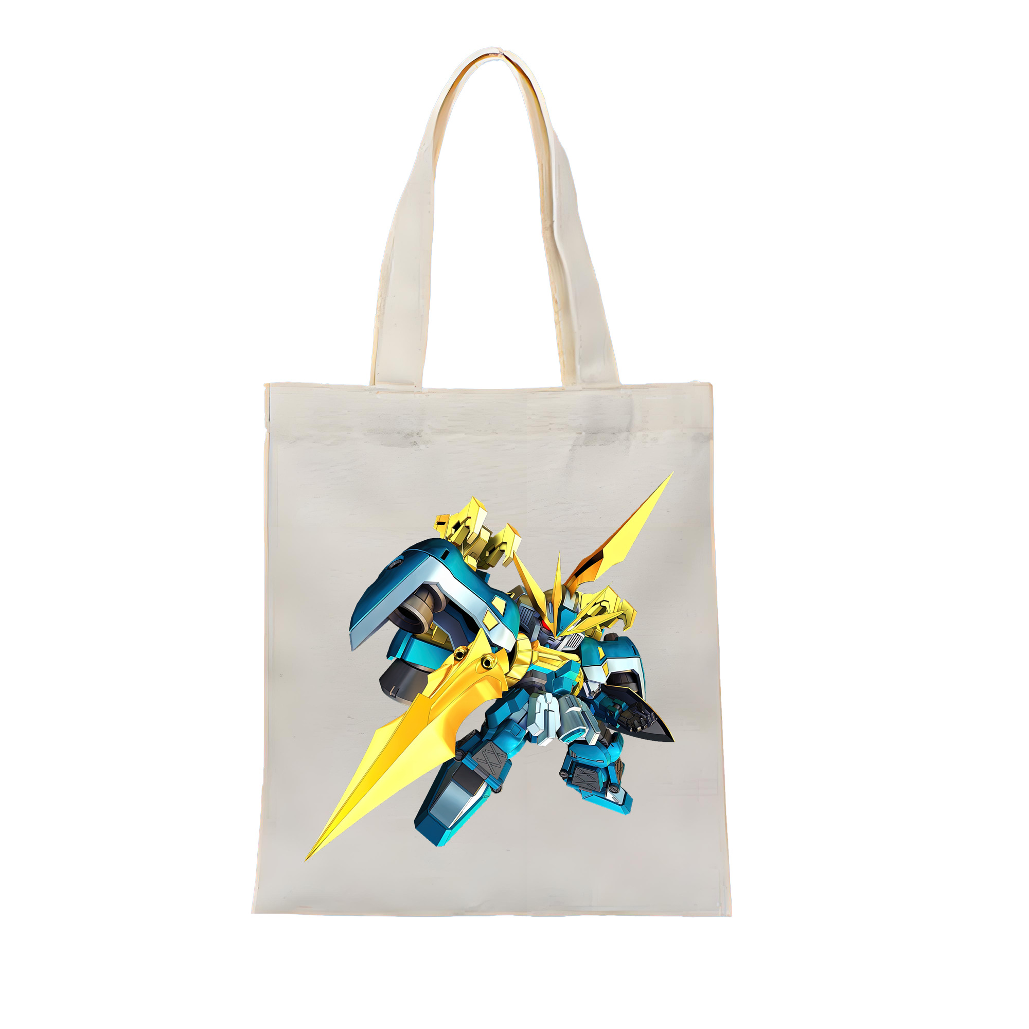 （画像用） 機動戦士ガンダム Mobile Suit Gundam 縦型キャンバス生地手提げバッグ　トートバッグ