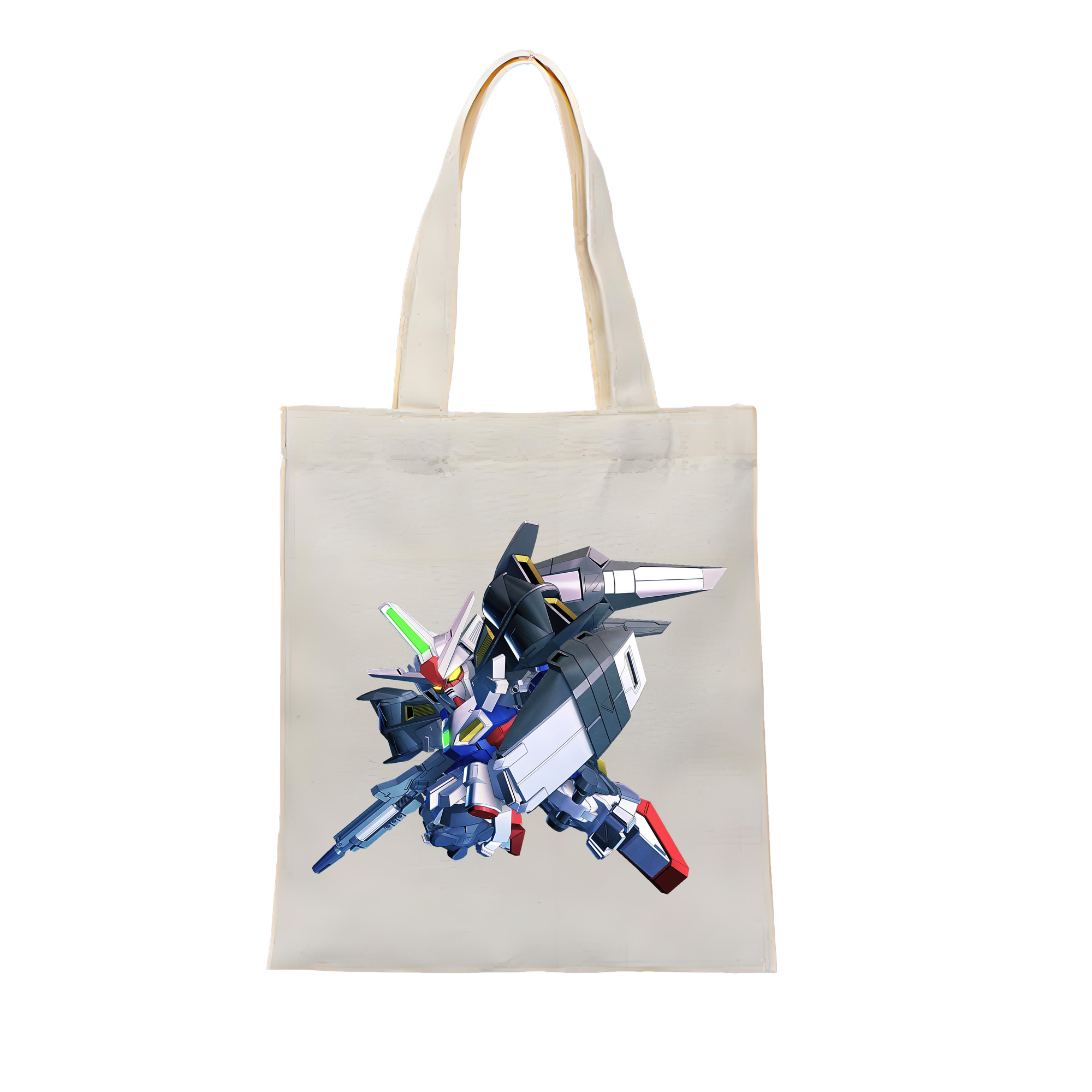 （画像用） 機動戦士ガンダム Mobile Suit Gundam 縦型キャンバス生地手提げバッグ　トートバッグ
