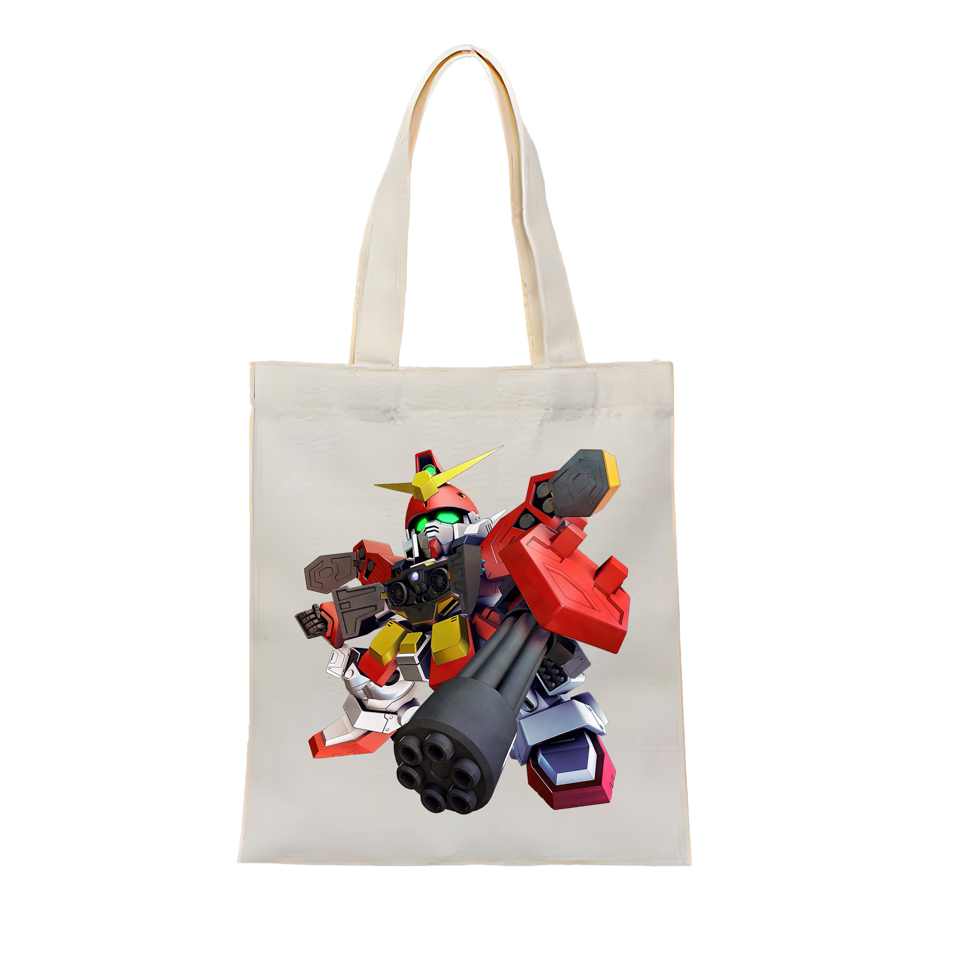 （画像用） 機動戦士ガンダム Mobile Suit Gundam 縦型キャンバス生地手提げバッグ　トートバッグ