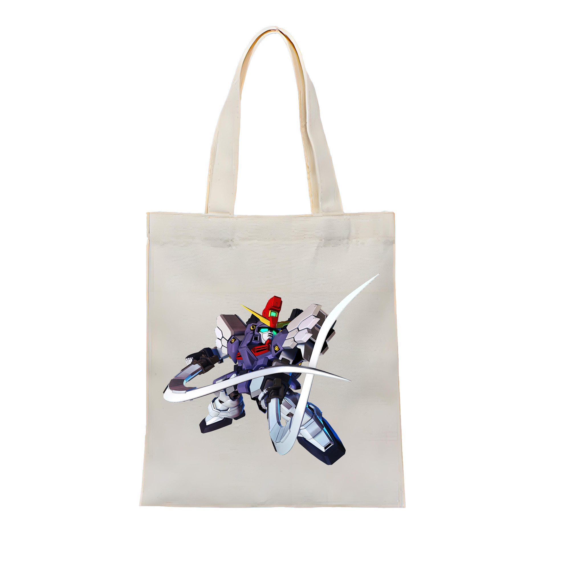 （画像用） 機動戦士ガンダム Mobile Suit Gundam 縦型キャンバス生地手提げバッグ　トートバッグ