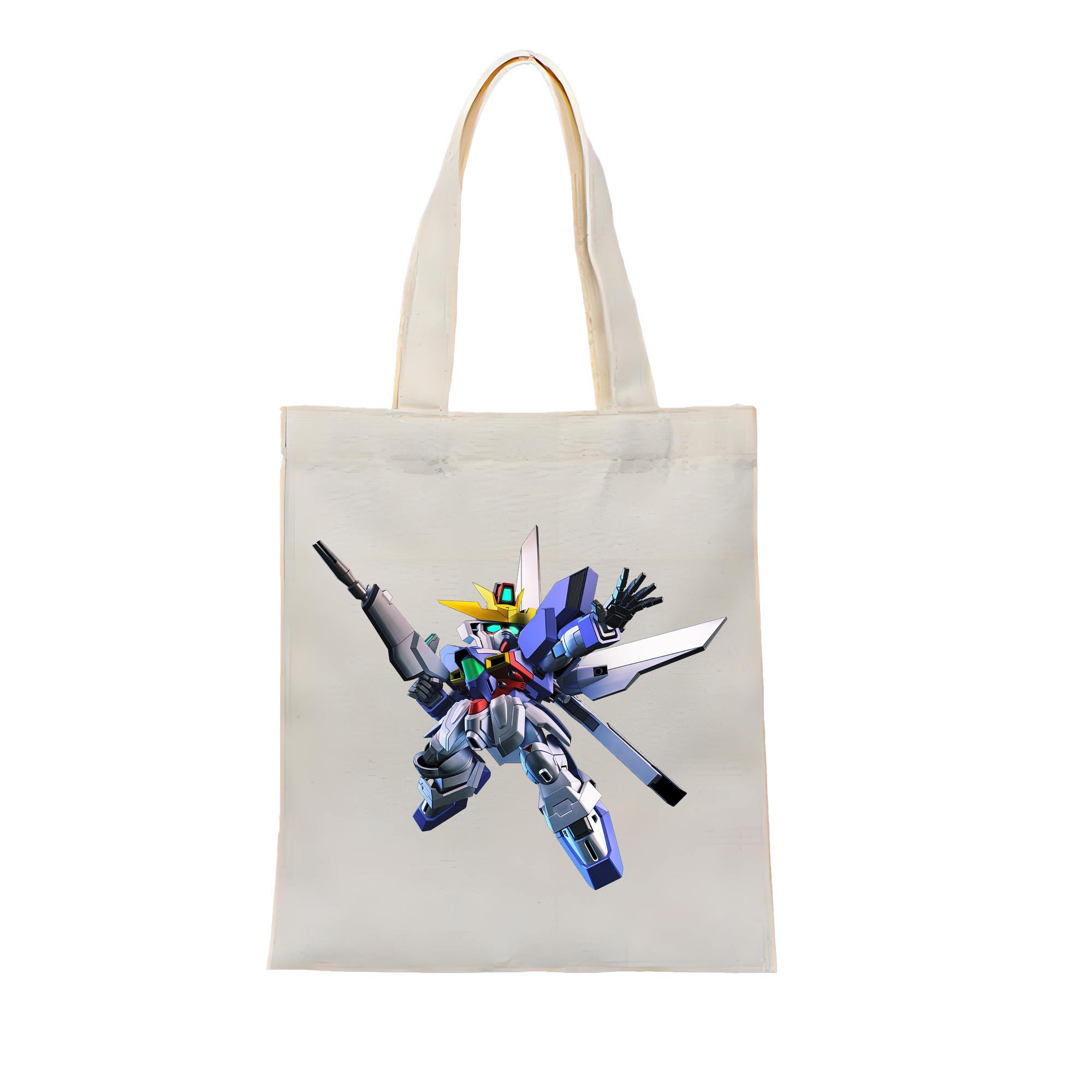 （画像用） 機動戦士ガンダム Mobile Suit Gundam 縦型キャンバス生地手提げバッグ　トートバッグ