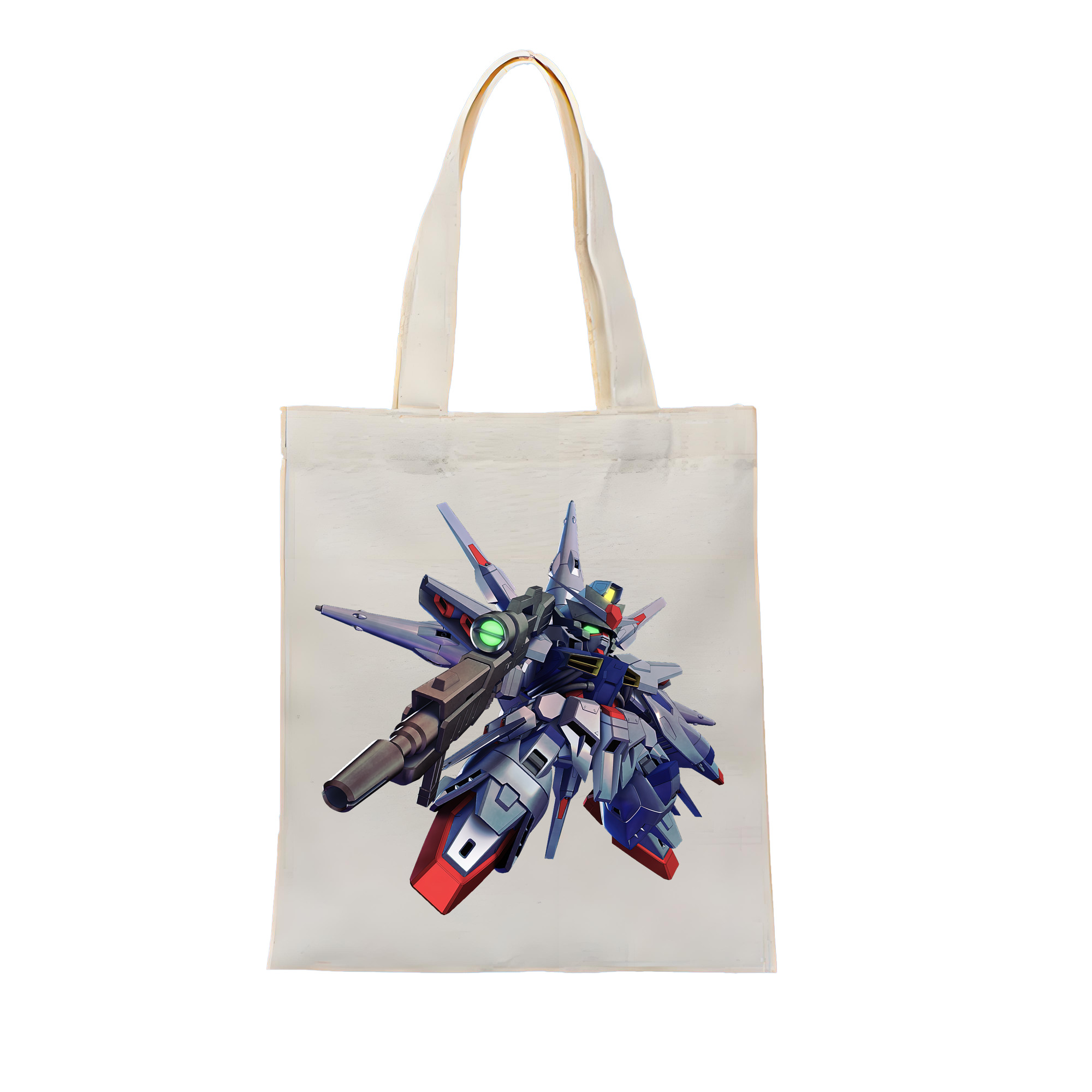 （画像用） 機動戦士ガンダム Mobile Suit Gundam 縦型キャンバス生地手提げバッグ　トートバッグ