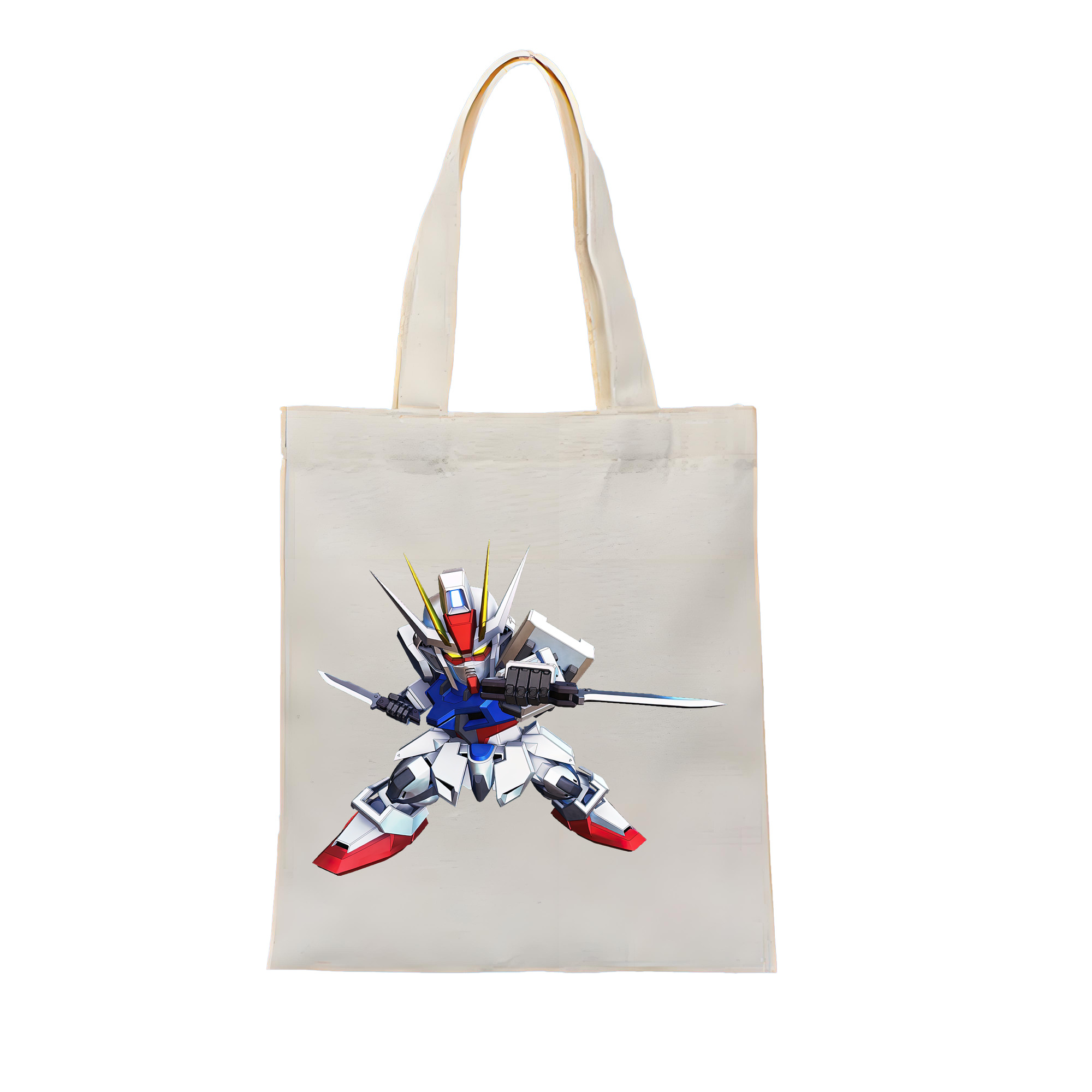 （画像用） 機動戦士ガンダム Mobile Suit Gundam 縦型キャンバス生地手提げバッグ　トートバッグ