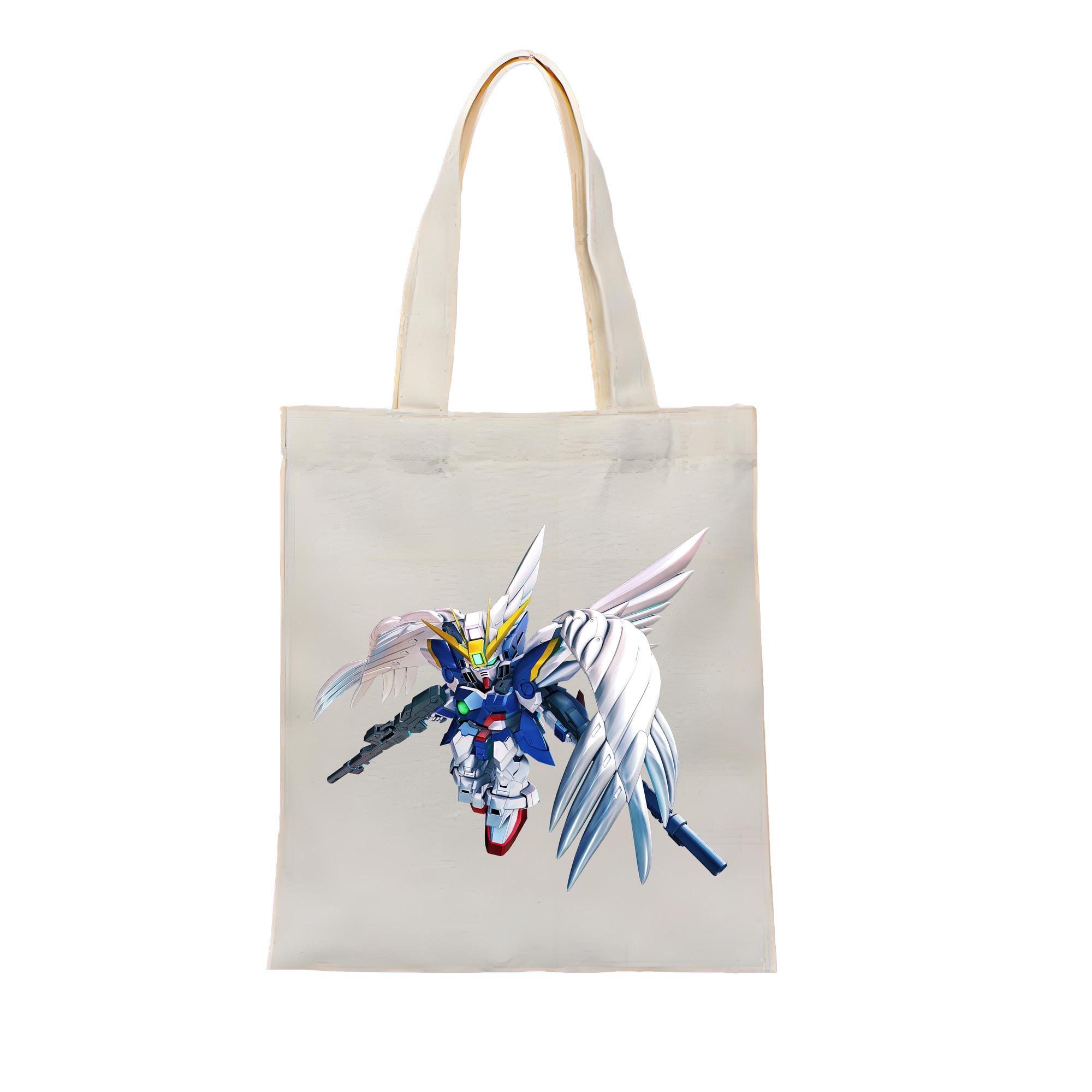 （画像用） 機動戦士ガンダム Mobile Suit Gundam 縦型キャンバス生地手提げバッグ　トートバッグ