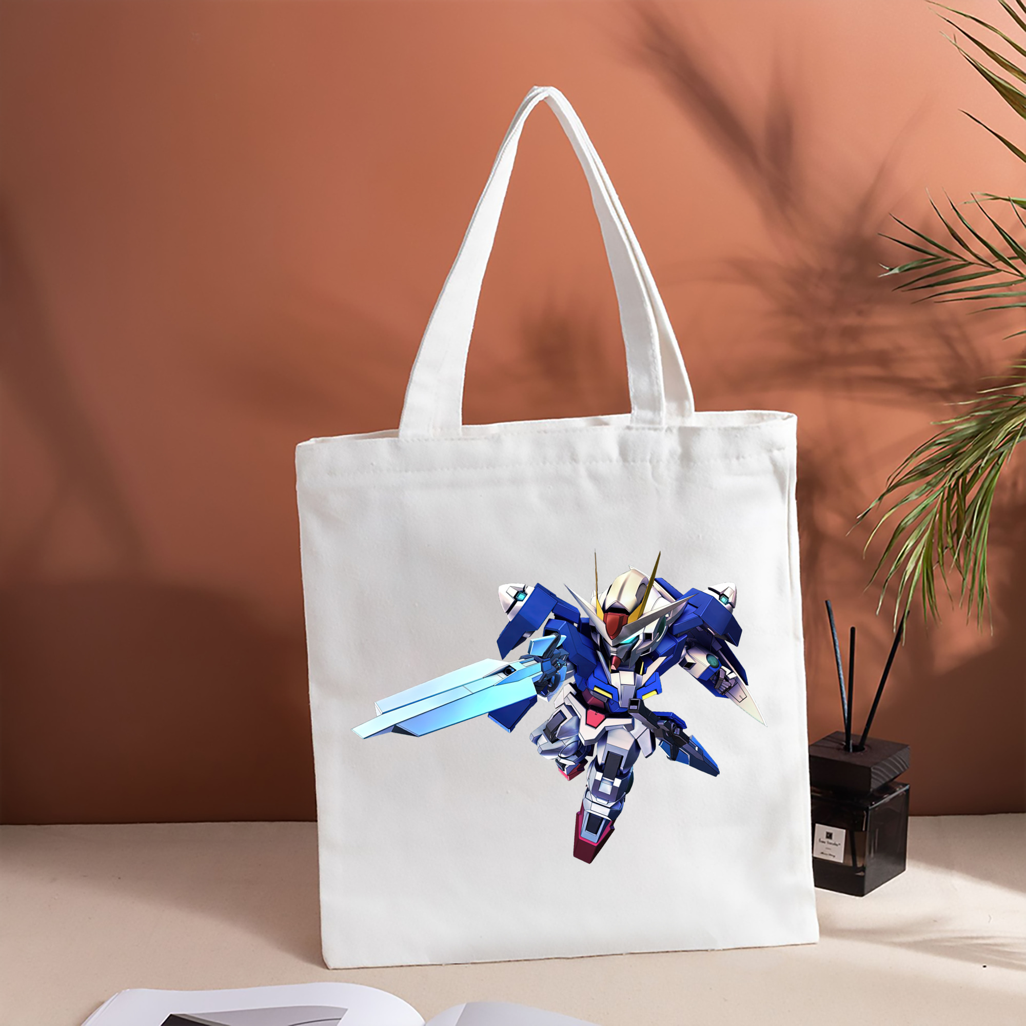 機動戦士ガンダム Mobile Suit Gundam 縦型キャンバス生地手提げバッグ　トートバッグ