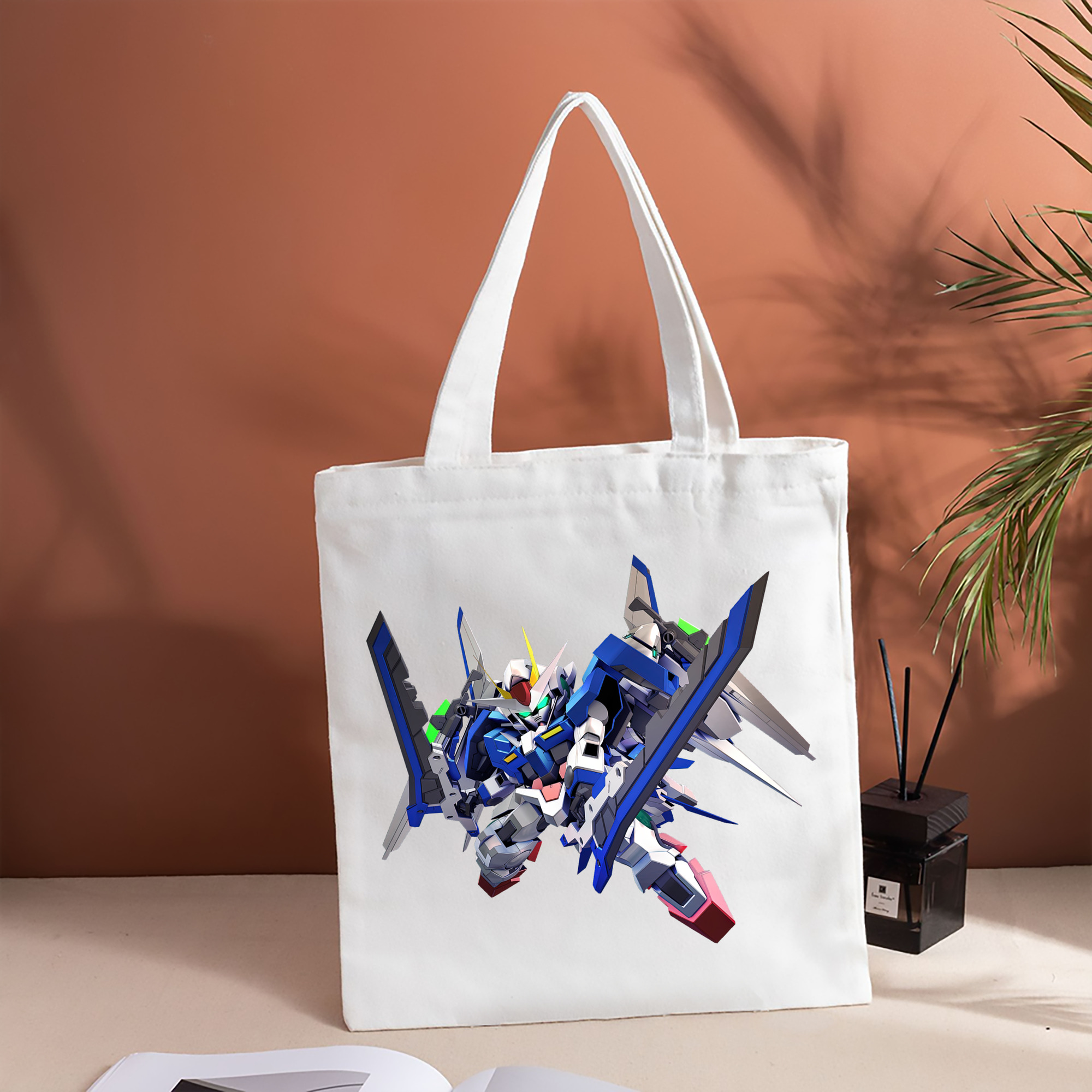 機動戦士ガンダム Mobile Suit Gundam 縦型キャンバス生地手提げバッグ　トートバッグ