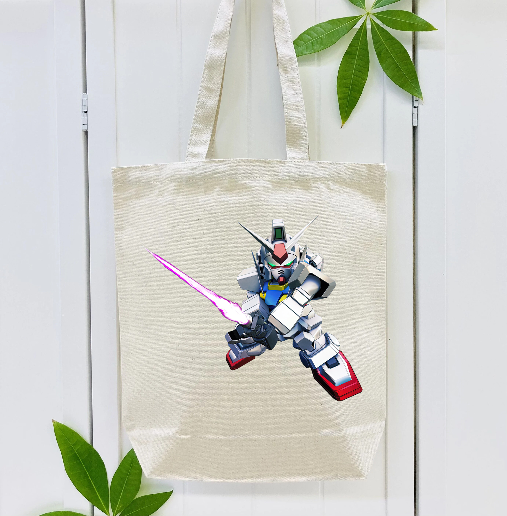 機動戦士ガンダム Mobile Suit Gundam 縦型キャンバス生地手提げバッグ　トートバッグ