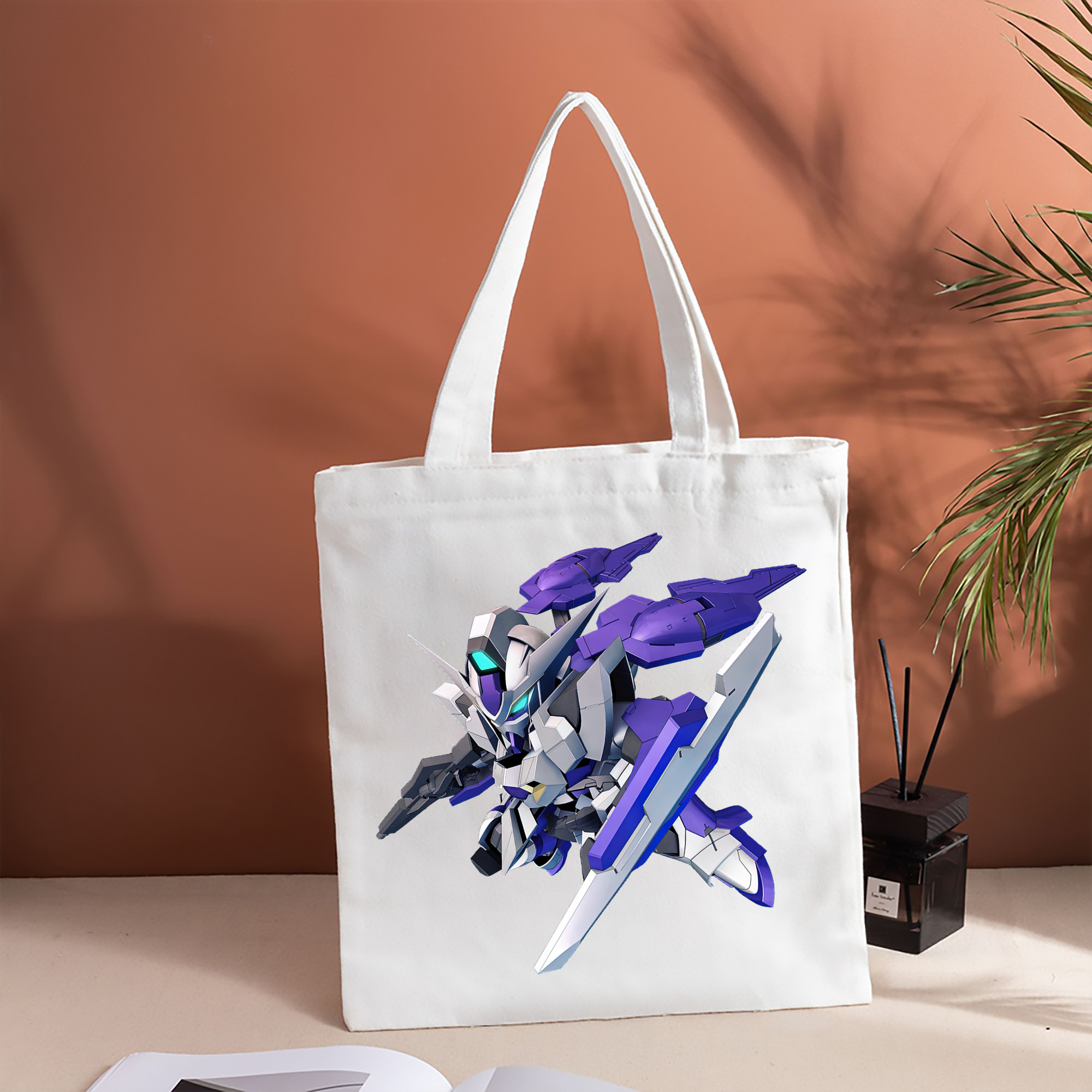 機動戦士ガンダム Mobile Suit Gundam 縦型キャンバス生地手提げバッグ　トートバッグ
