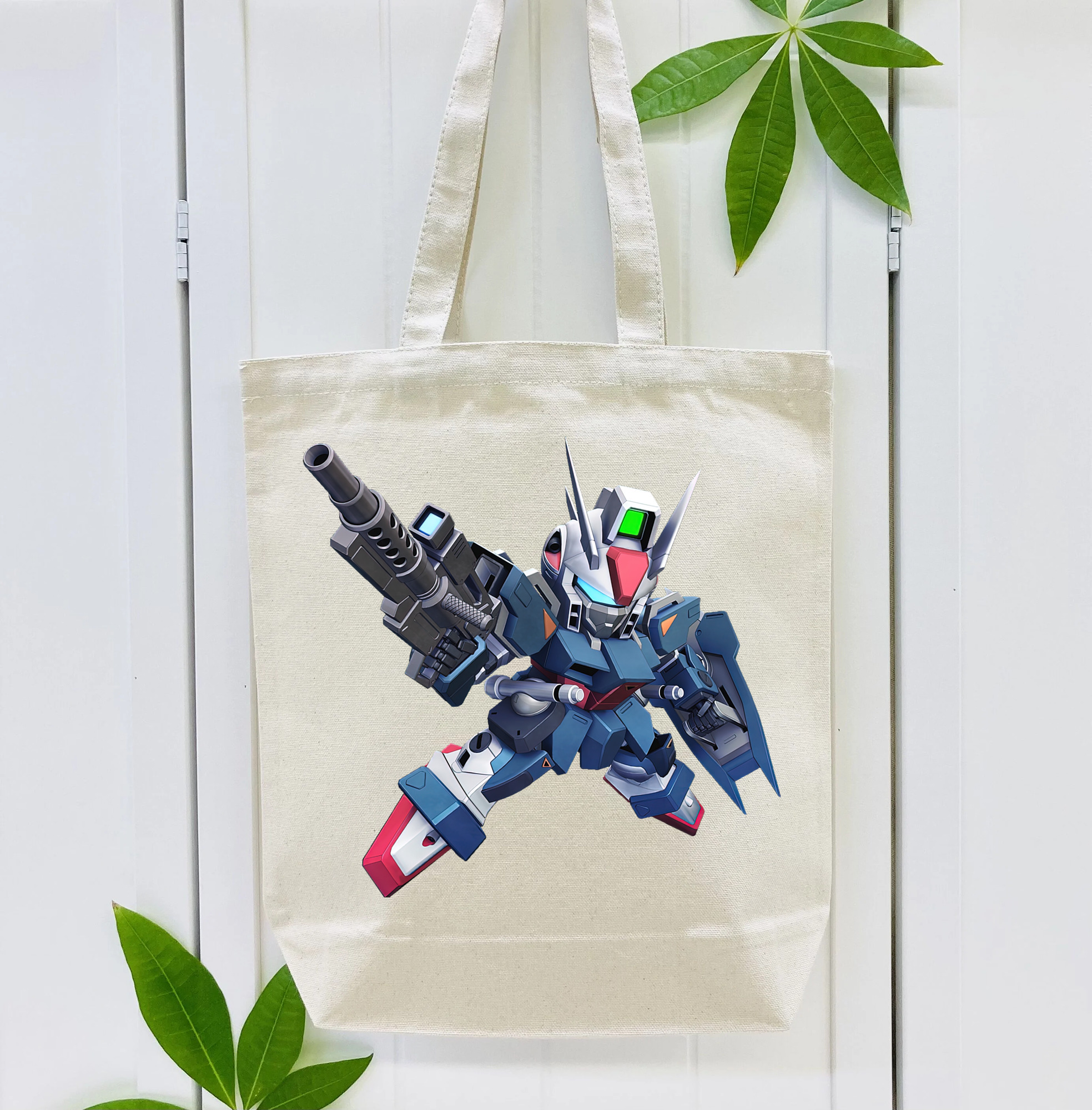 機動戦士ガンダム Mobile Suit Gundam 縦型キャンバス生地手提げバッグ　トートバッグ