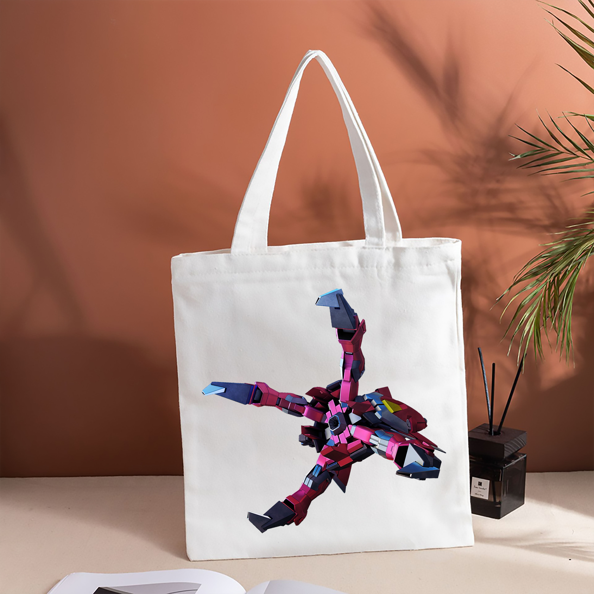 機動戦士ガンダム Mobile Suit Gundam 縦型キャンバス生地手提げバッグ　トートバッグ