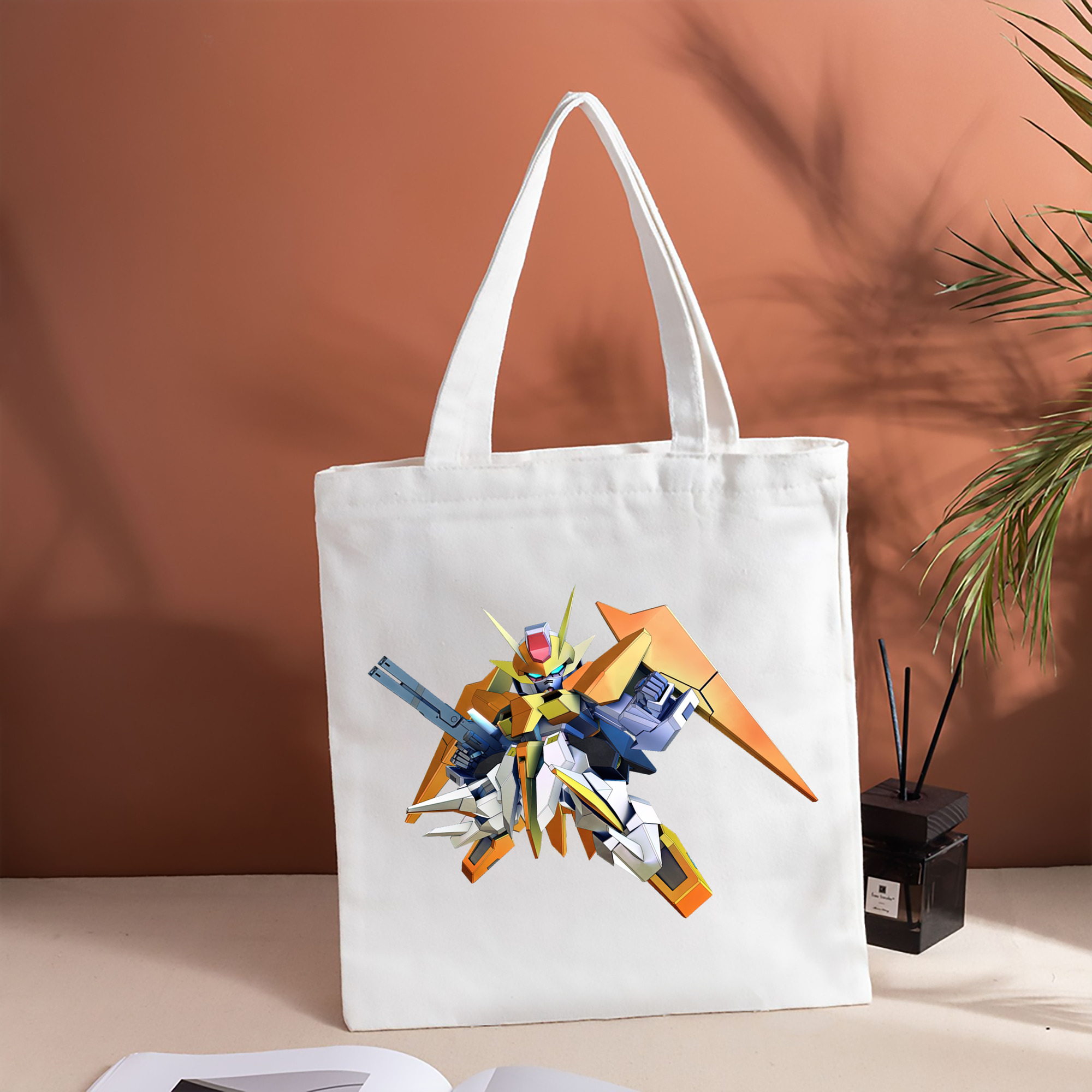 機動戦士ガンダム Mobile Suit Gundam 縦型キャンバス生地手提げバッグ　トートバッグ