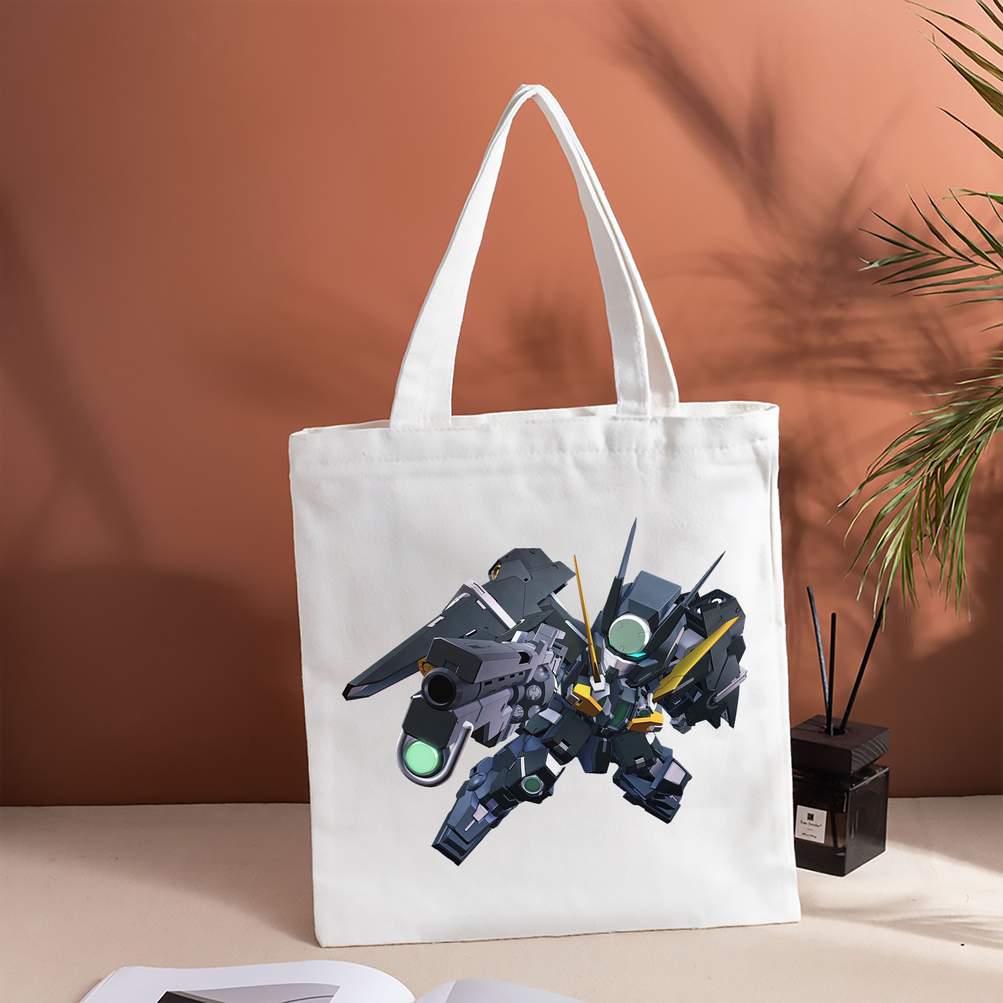 機動戦士ガンダム Mobile Suit Gundam 縦型キャンバス生地手提げバッグ　トートバッグ