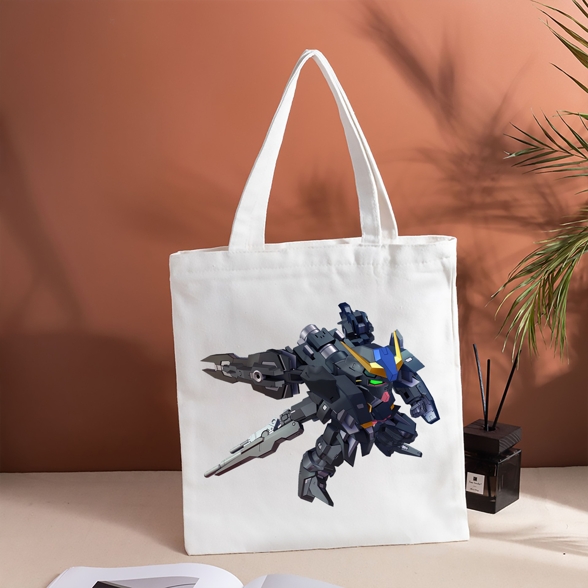 機動戦士ガンダム Mobile Suit Gundam 縦型キャンバス生地手提げバッグ　トートバッグ