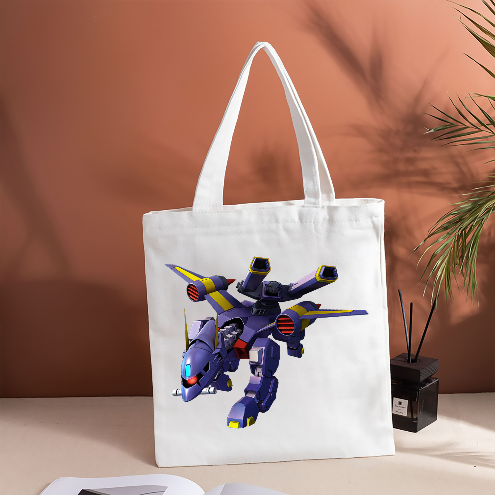 機動戦士ガンダム Mobile Suit Gundam 縦型キャンバス生地手提げバッグ　トートバッグ