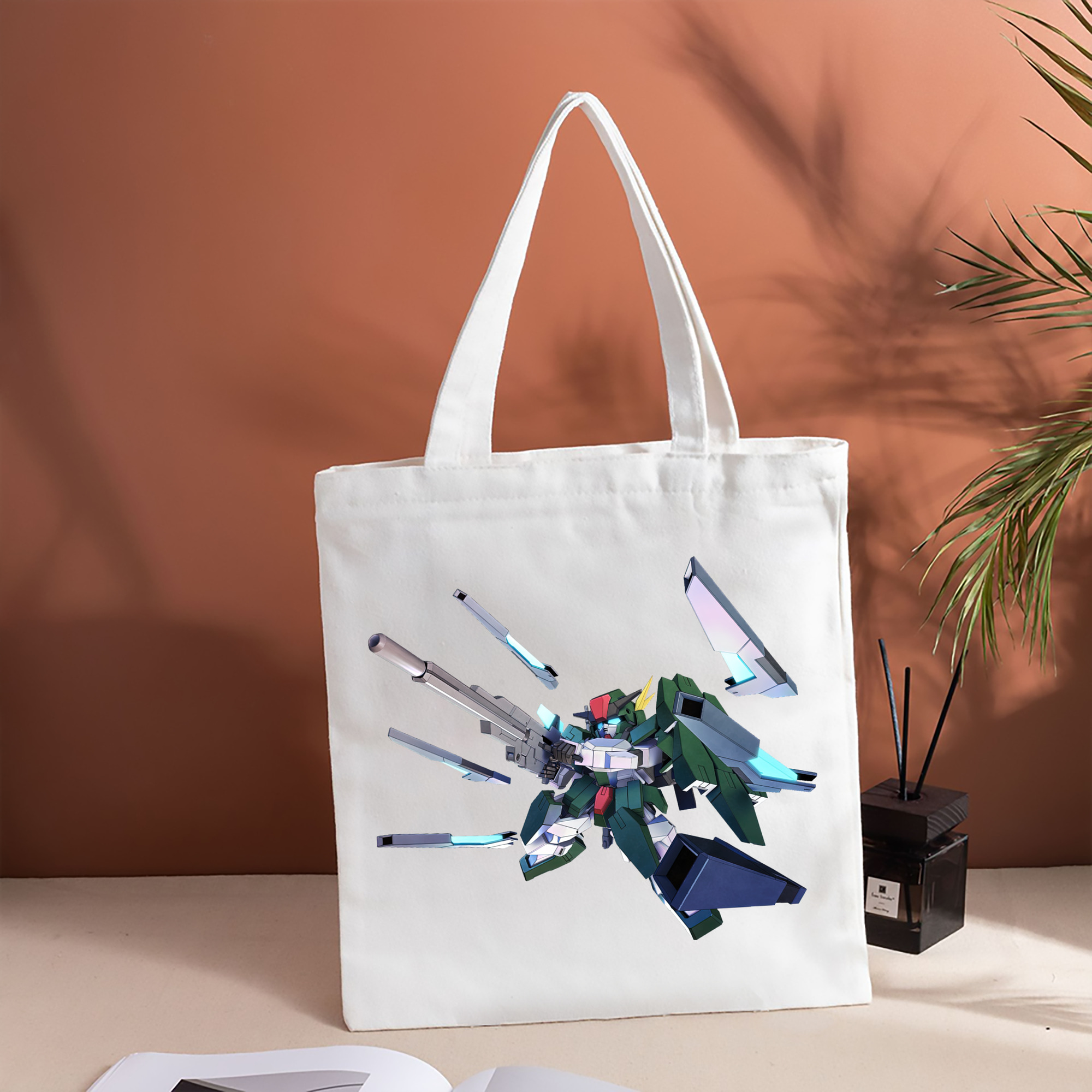 機動戦士ガンダム Mobile Suit Gundam 縦型キャンバス生地手提げバッグ　トートバッグ