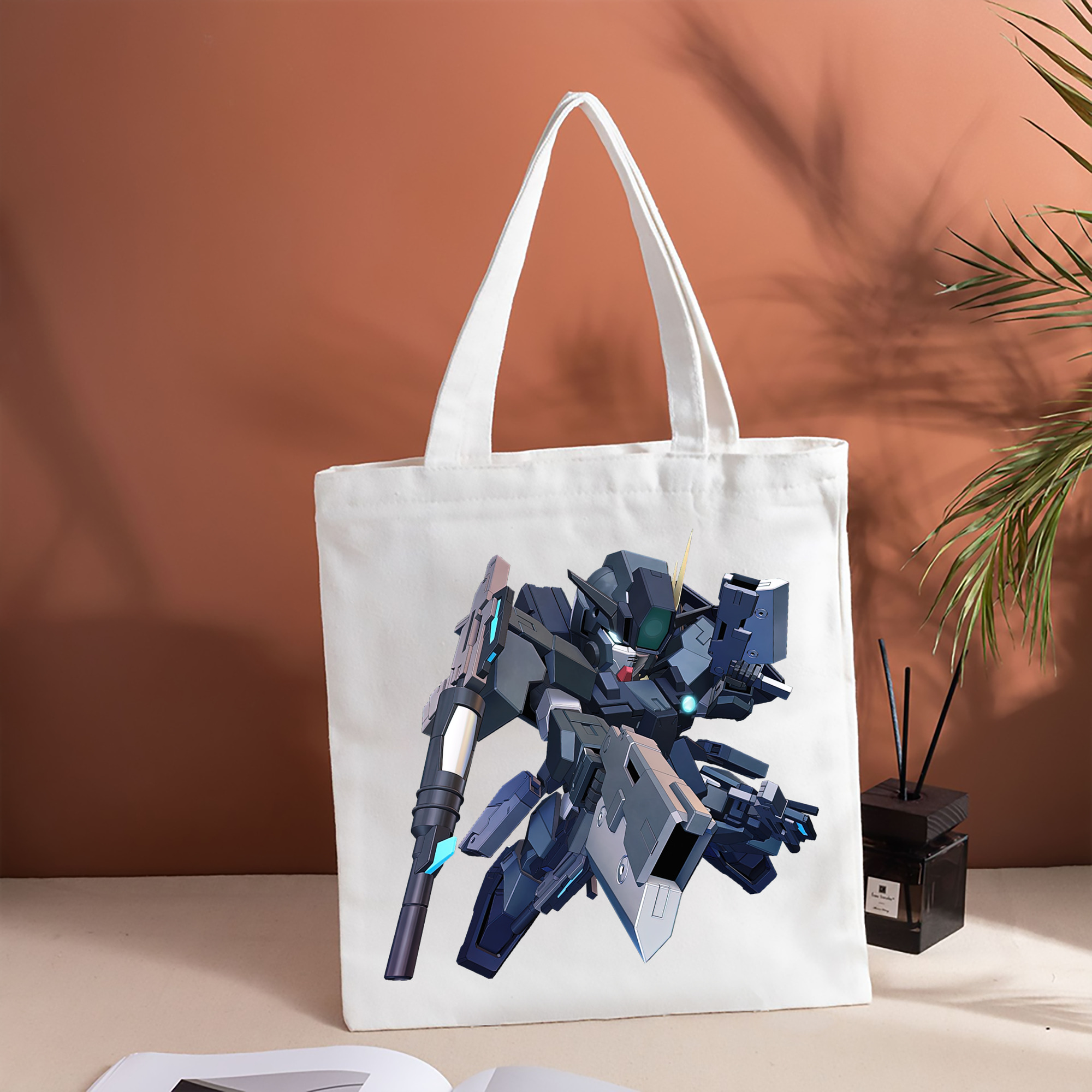 機動戦士ガンダム Mobile Suit Gundam 縦型キャンバス生地手提げバッグ　トートバッグ
