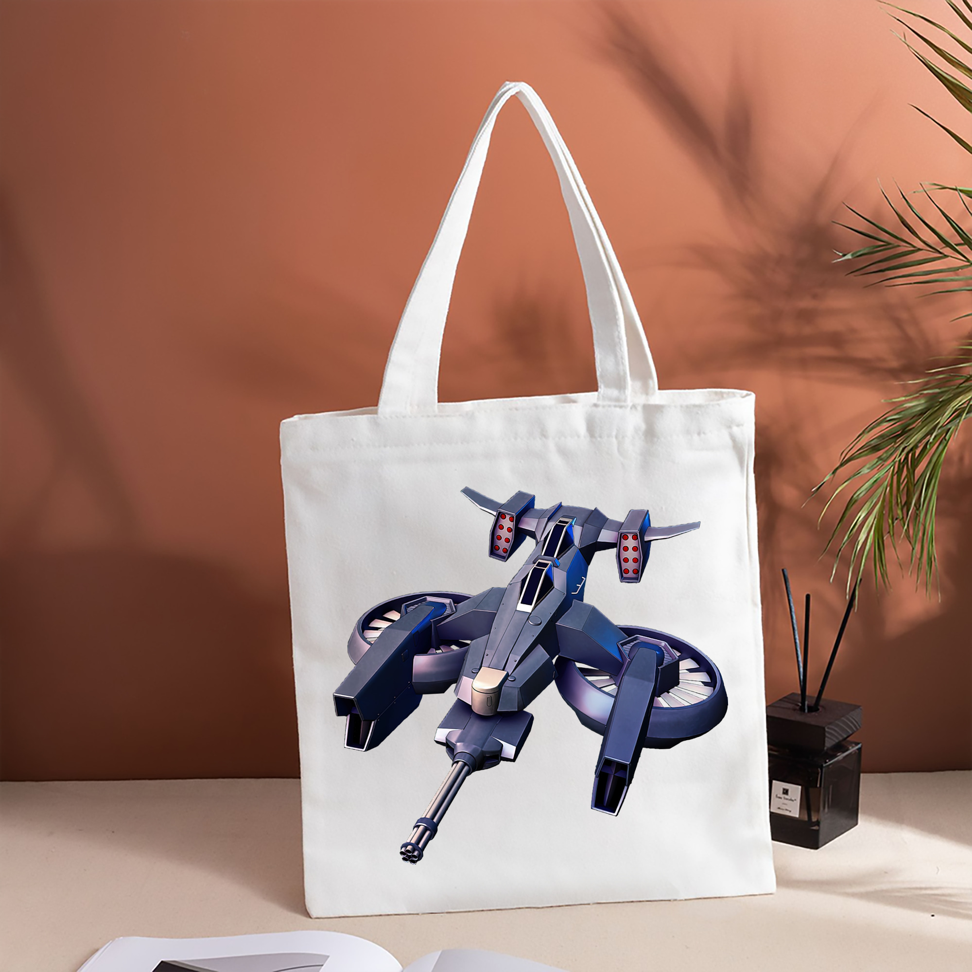 機動戦士ガンダム Mobile Suit Gundam 縦型キャンバス生地手提げバッグ　トートバッグ