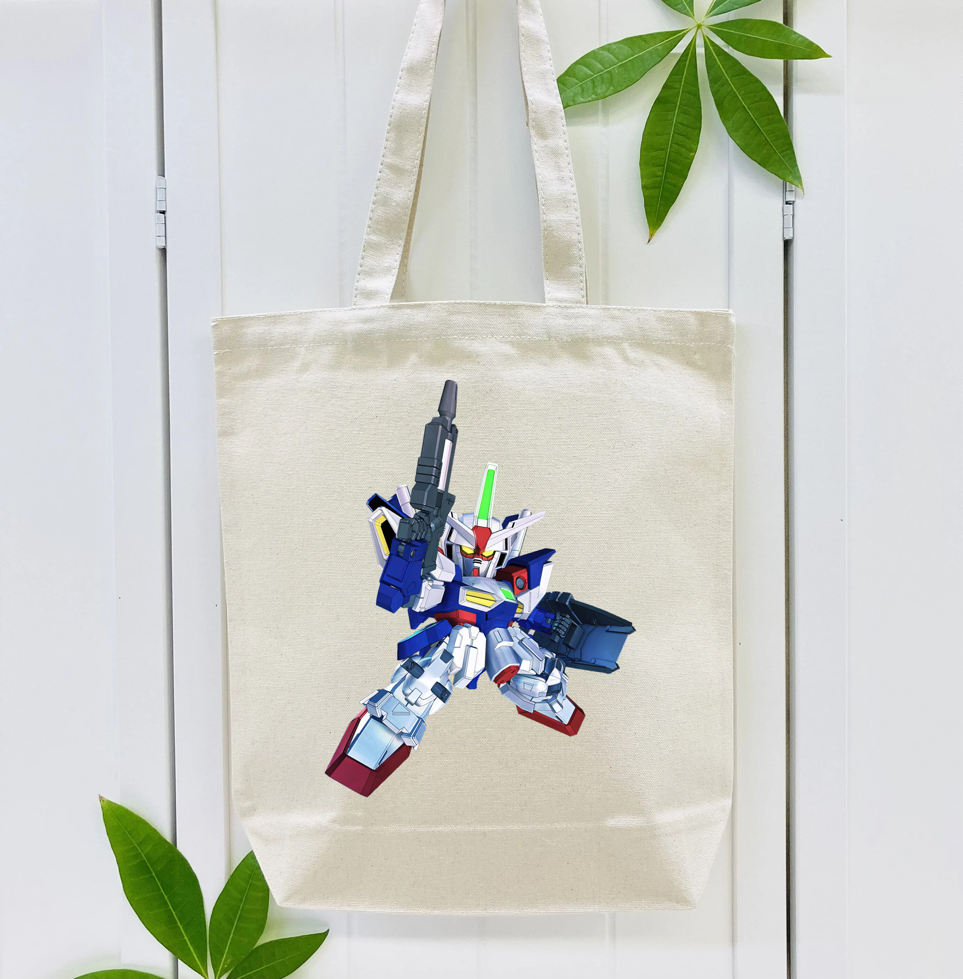 機動戦士ガンダム Mobile Suit Gundam 縦型キャンバス生地手提げバッグ　トートバッグ