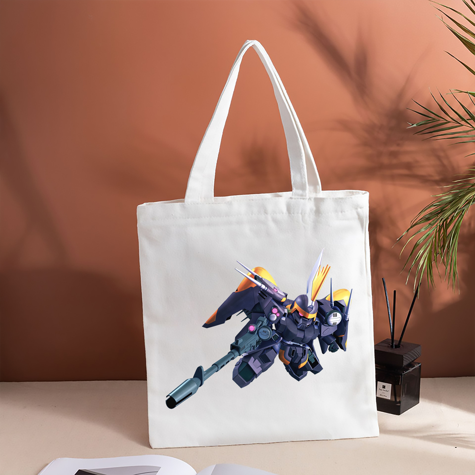 機動戦士ガンダム Mobile Suit Gundam 縦型キャンバス生地手提げバッグ　トートバッグ