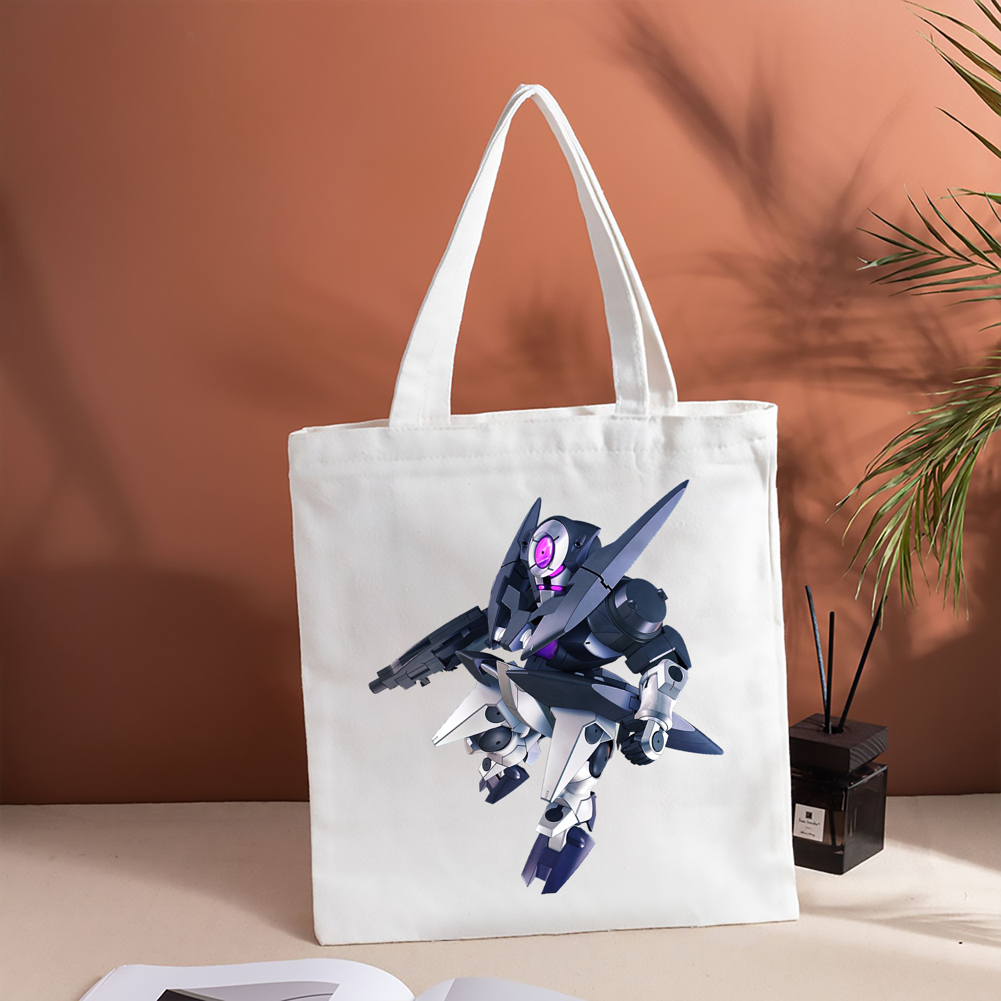 機動戦士ガンダム Mobile Suit Gundam 縦型キャンバス生地手提げバッグ　トートバッグ