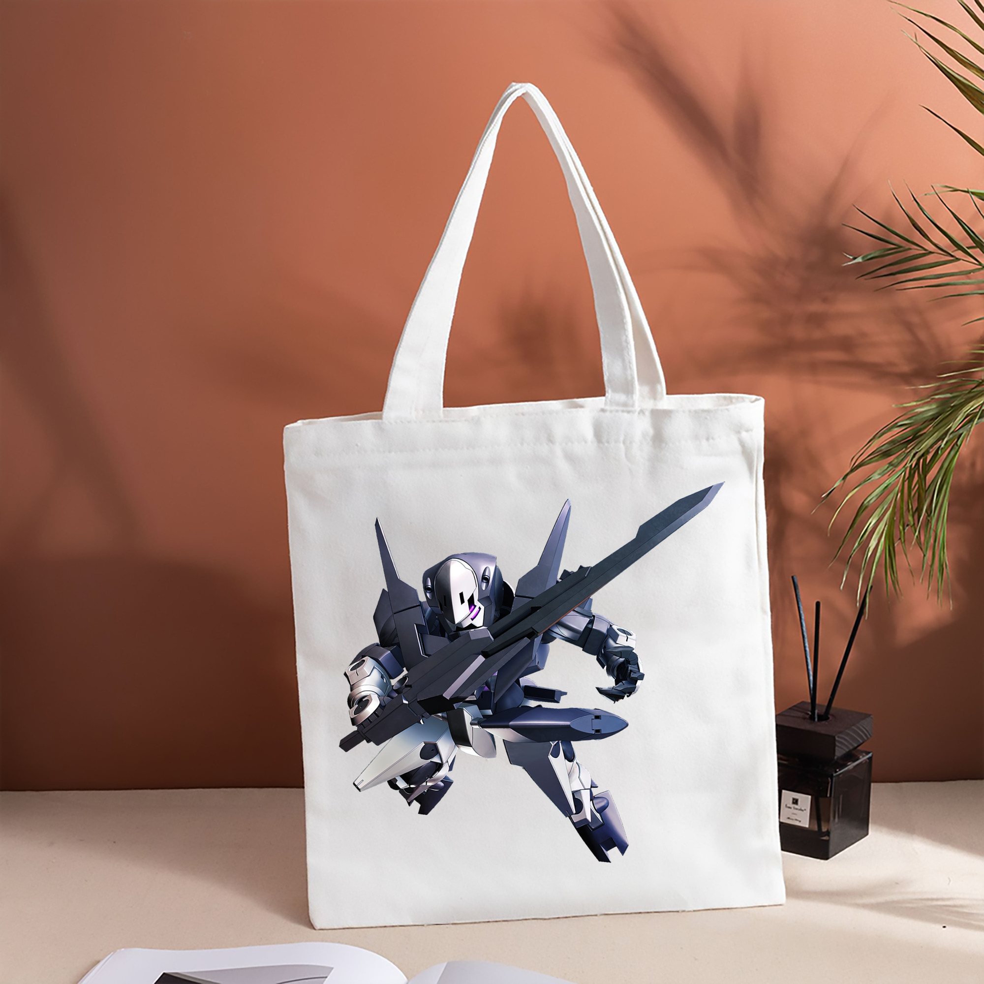 機動戦士ガンダム Mobile Suit Gundam 縦型キャンバス生地手提げバッグ　トートバッグ