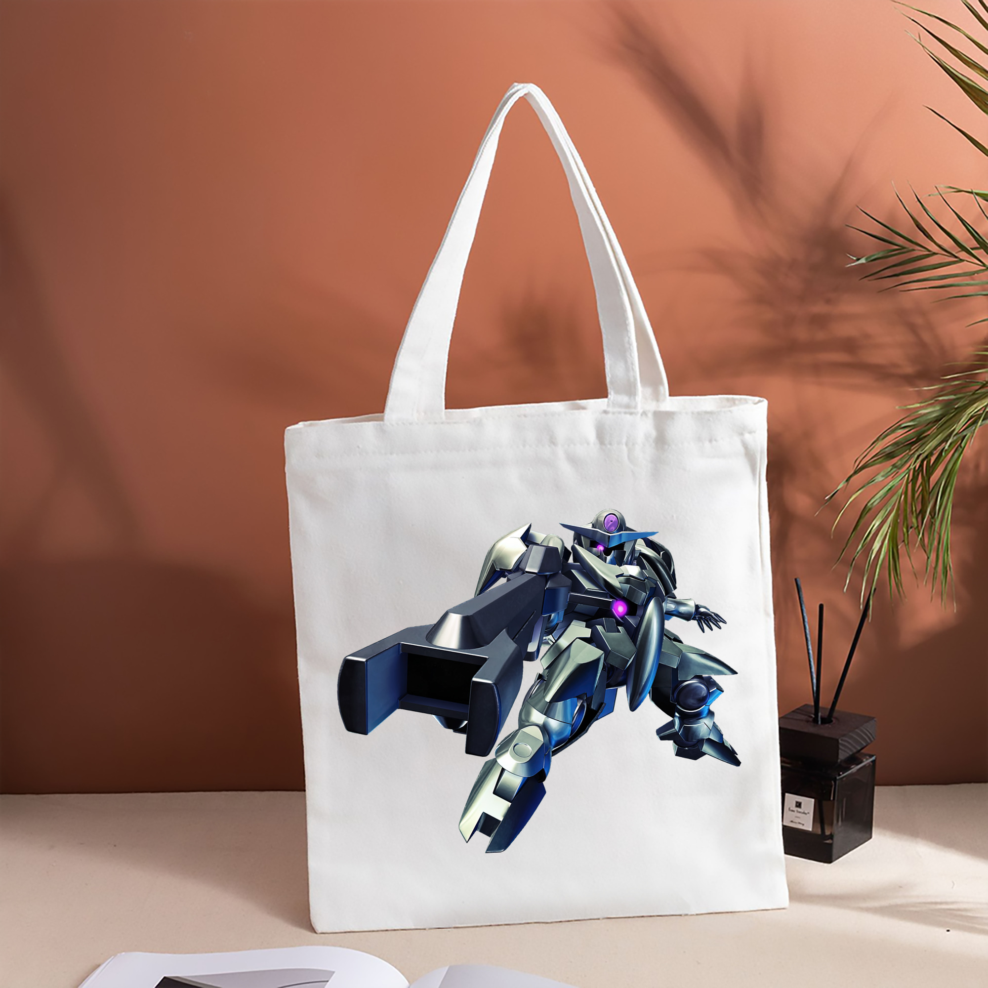 機動戦士ガンダム Mobile Suit Gundam 縦型キャンバス生地手提げバッグ　トートバッグ