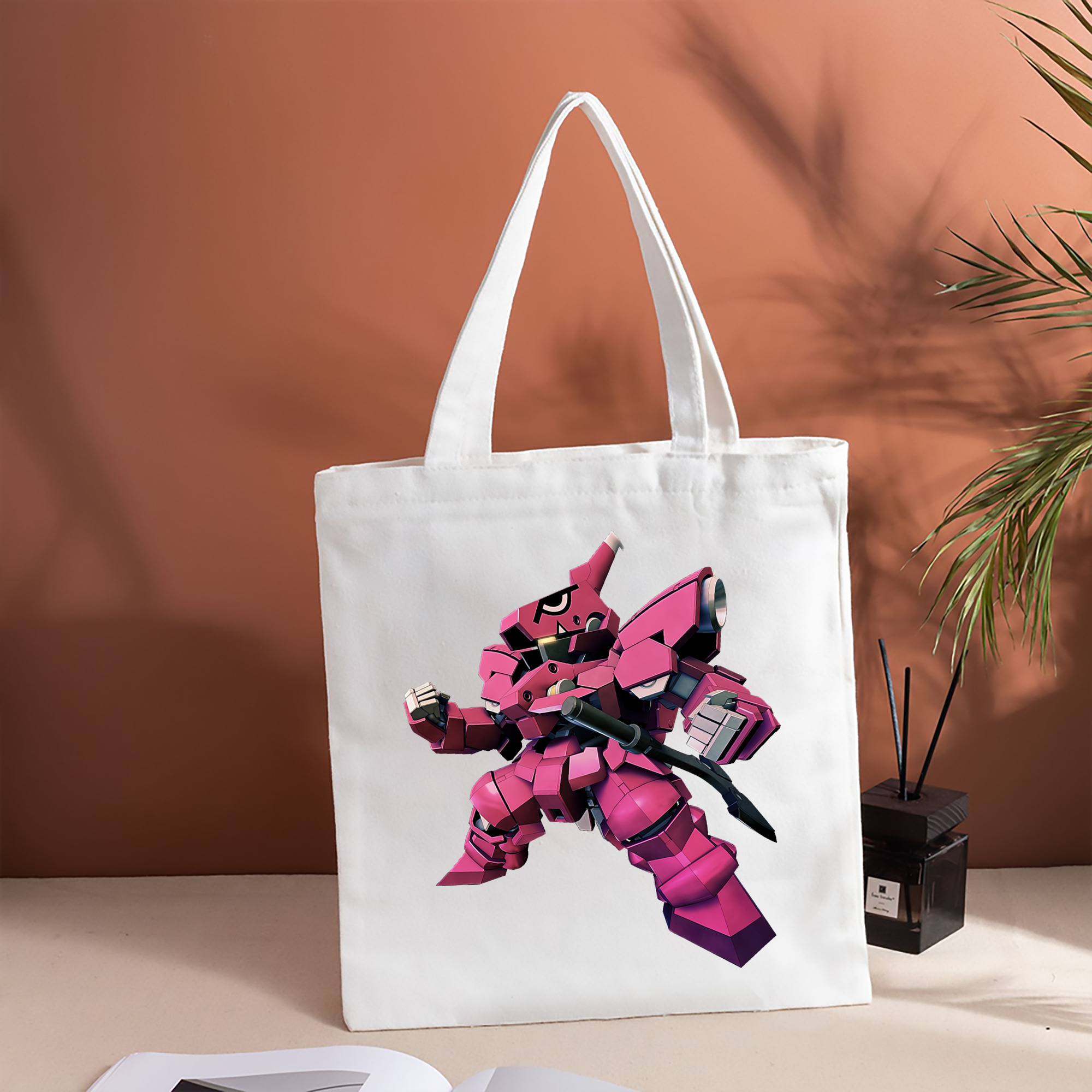 機動戦士ガンダム Mobile Suit Gundam 縦型キャンバス生地手提げバッグ　トートバッグ