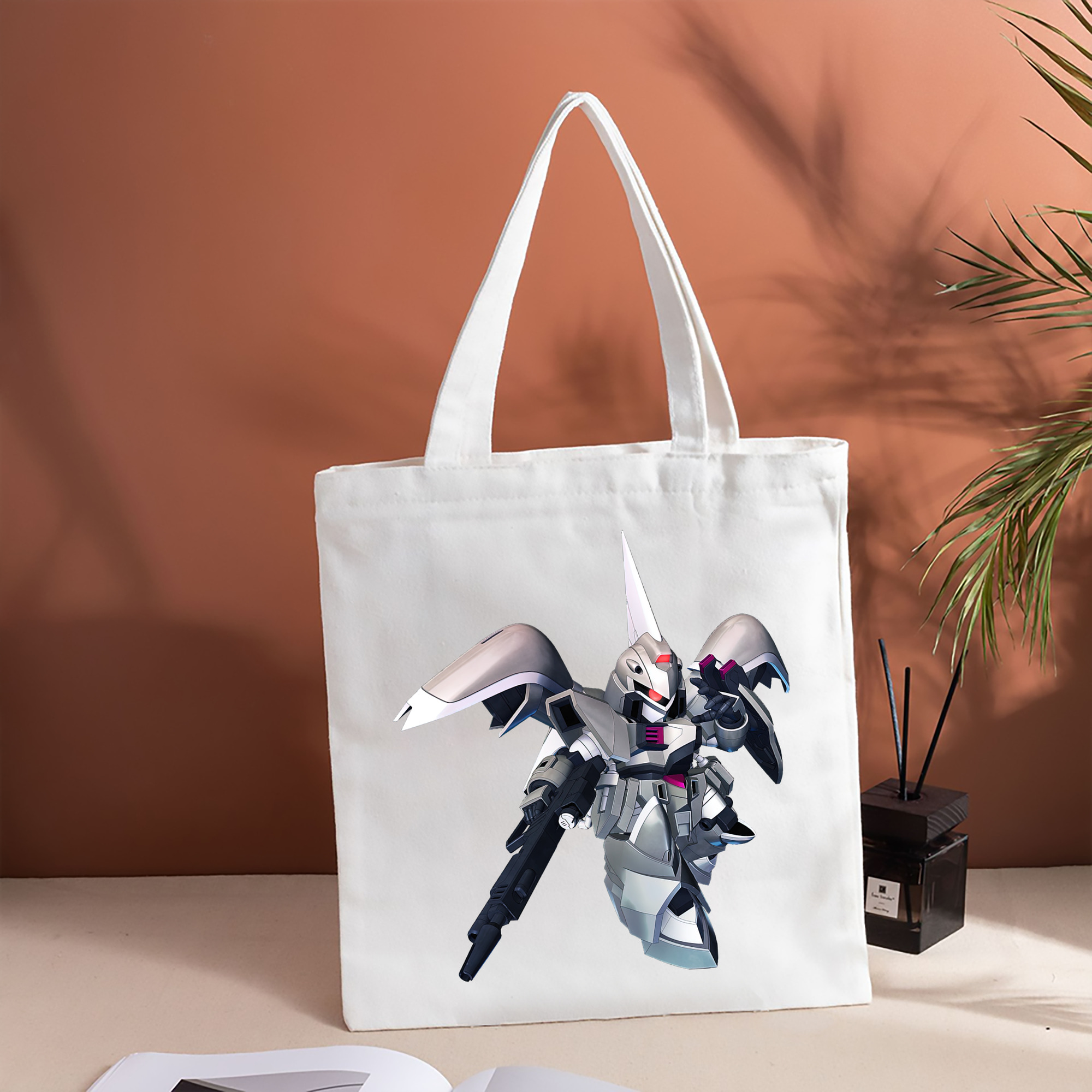 機動戦士ガンダム Mobile Suit Gundam 縦型キャンバス生地手提げバッグ　トートバッグ