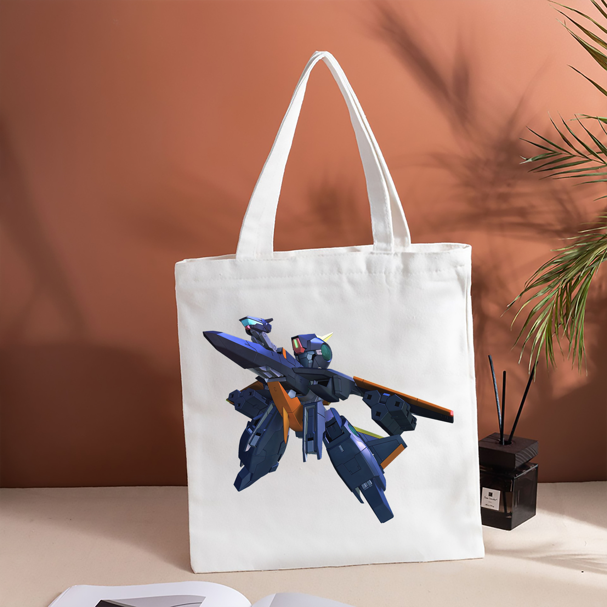 機動戦士ガンダム Mobile Suit Gundam 縦型キャンバス生地手提げバッグ　トートバッグ