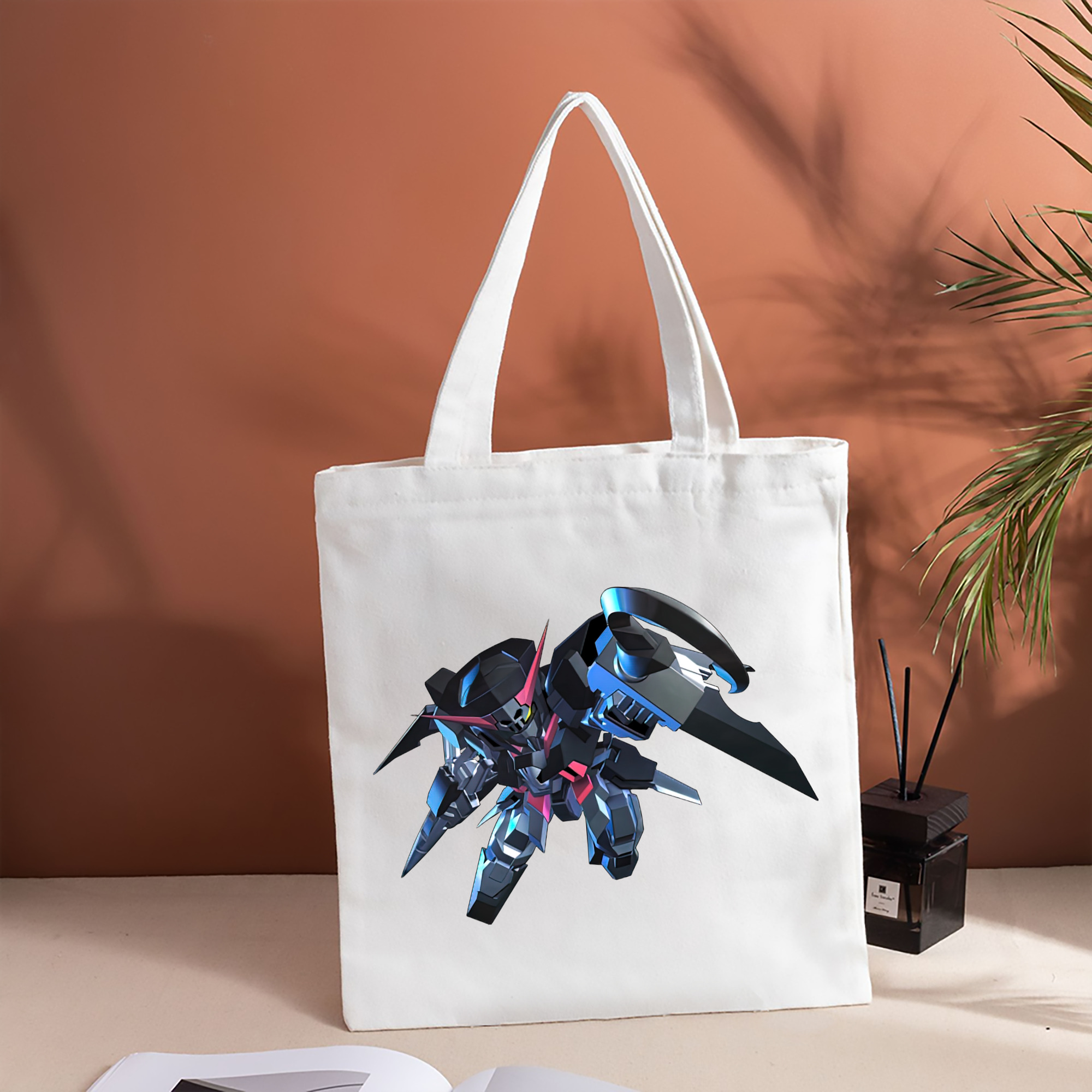 機動戦士ガンダム Mobile Suit Gundam 縦型キャンバス生地手提げバッグ　トートバッグ