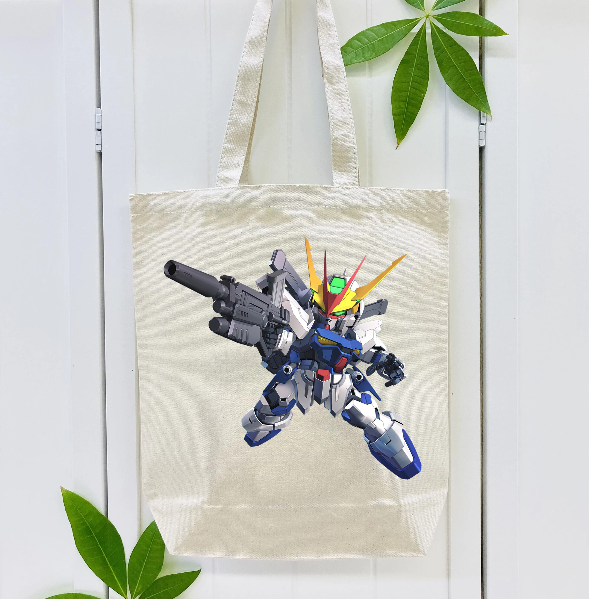 機動戦士ガンダム Mobile Suit Gundam 縦型キャンバス生地手提げバッグ　トートバッグ