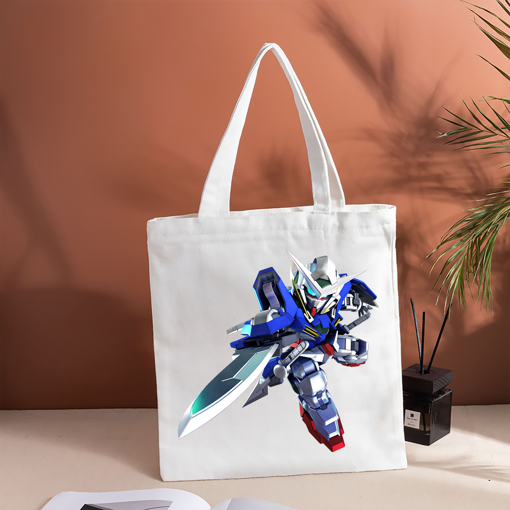 機動戦士ガンダム Mobile Suit Gundam 縦型キャンバス生地手提げバッグ　トートバッグ