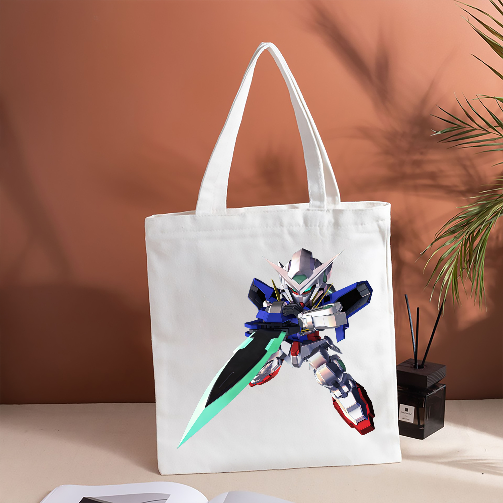 機動戦士ガンダム Mobile Suit Gundam 縦型キャンバス生地手提げバッグ　トートバッグ