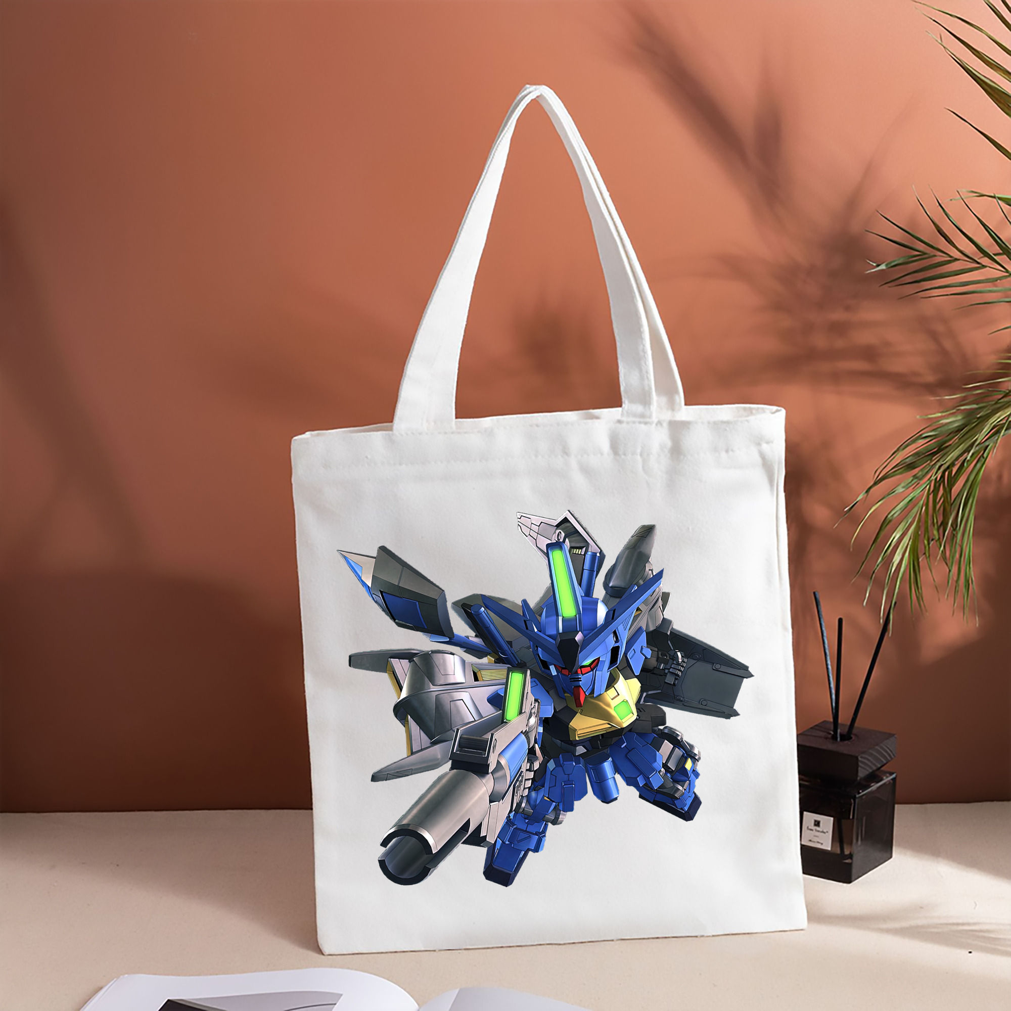 機動戦士ガンダム Mobile Suit Gundam 縦型キャンバス生地手提げバッグ　トートバッグ