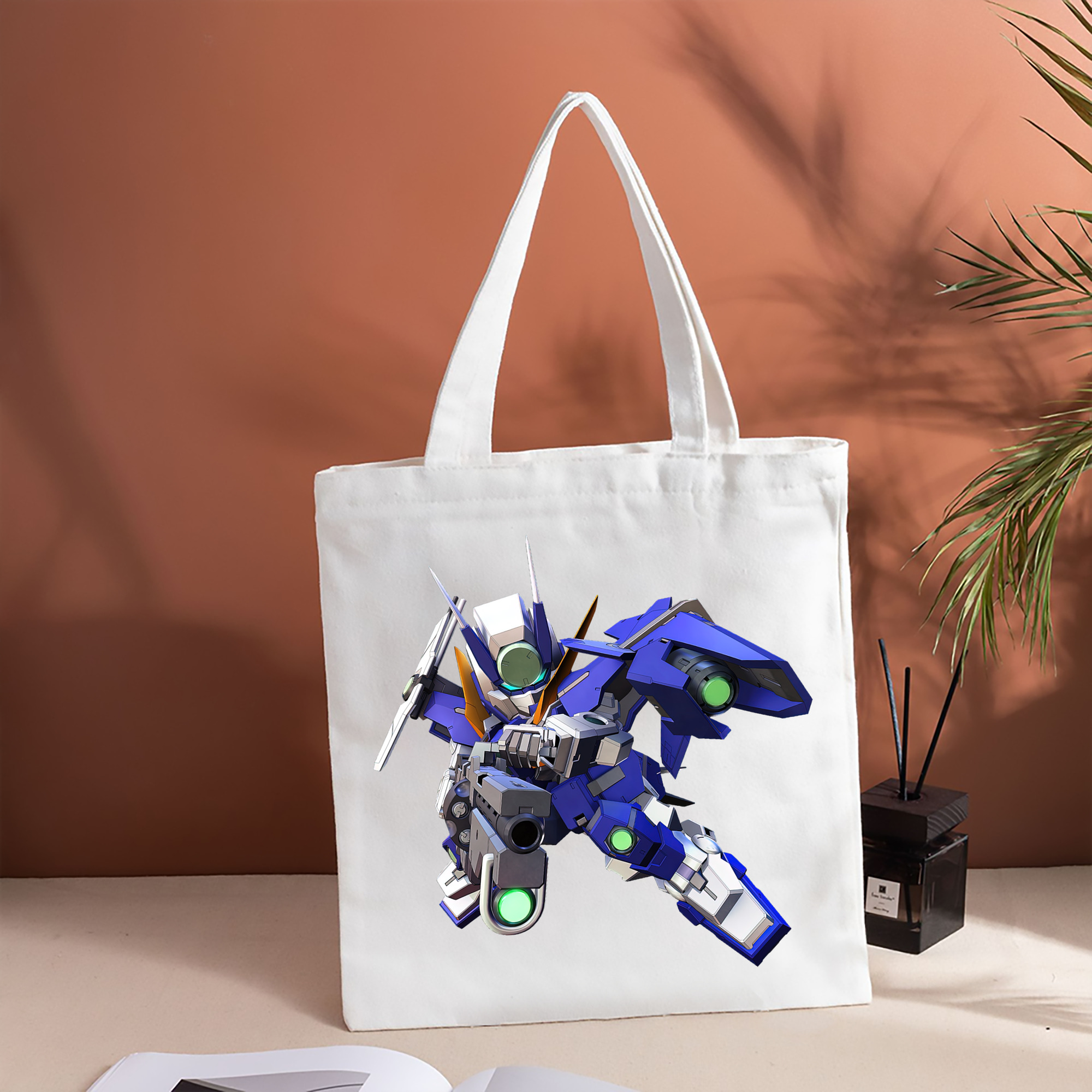 機動戦士ガンダム Mobile Suit Gundam 縦型キャンバス生地手提げバッグ　トートバッグ
